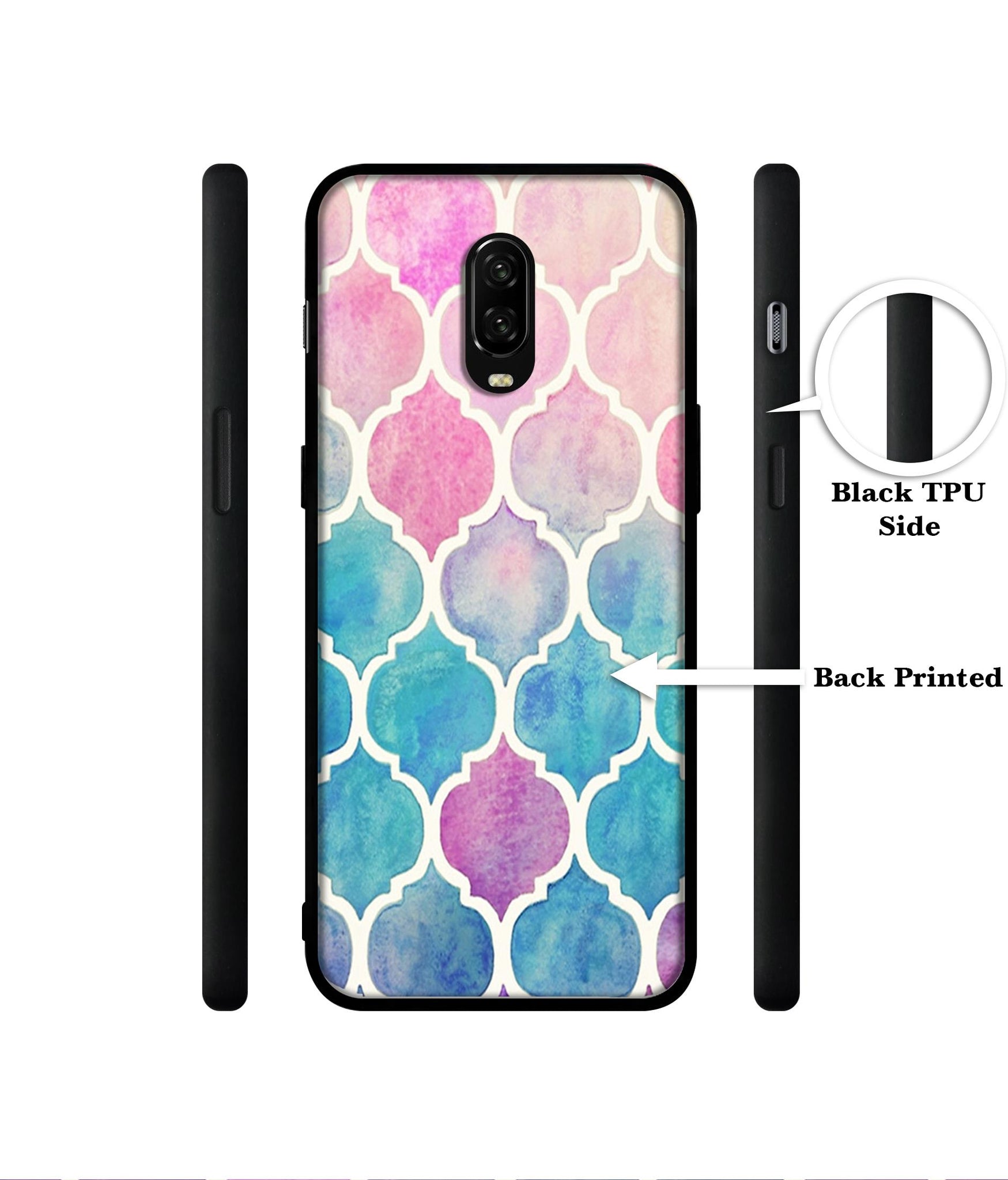 Patterns Art Designer 2D Printed Back Case Cover for OnePlus 7 4G / 6T 4G
