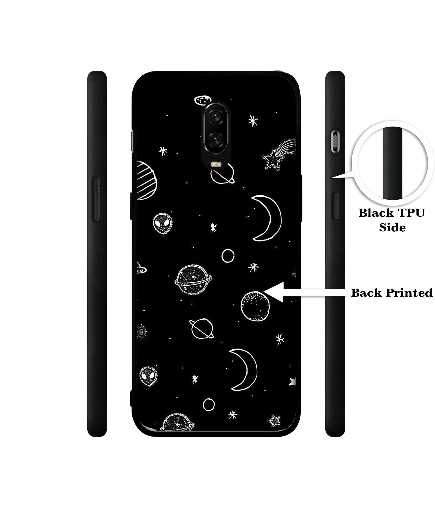 Space Stars Universe Designer 2D Printed Back Case Cover for OnePlus 7 4G / 6T 4G