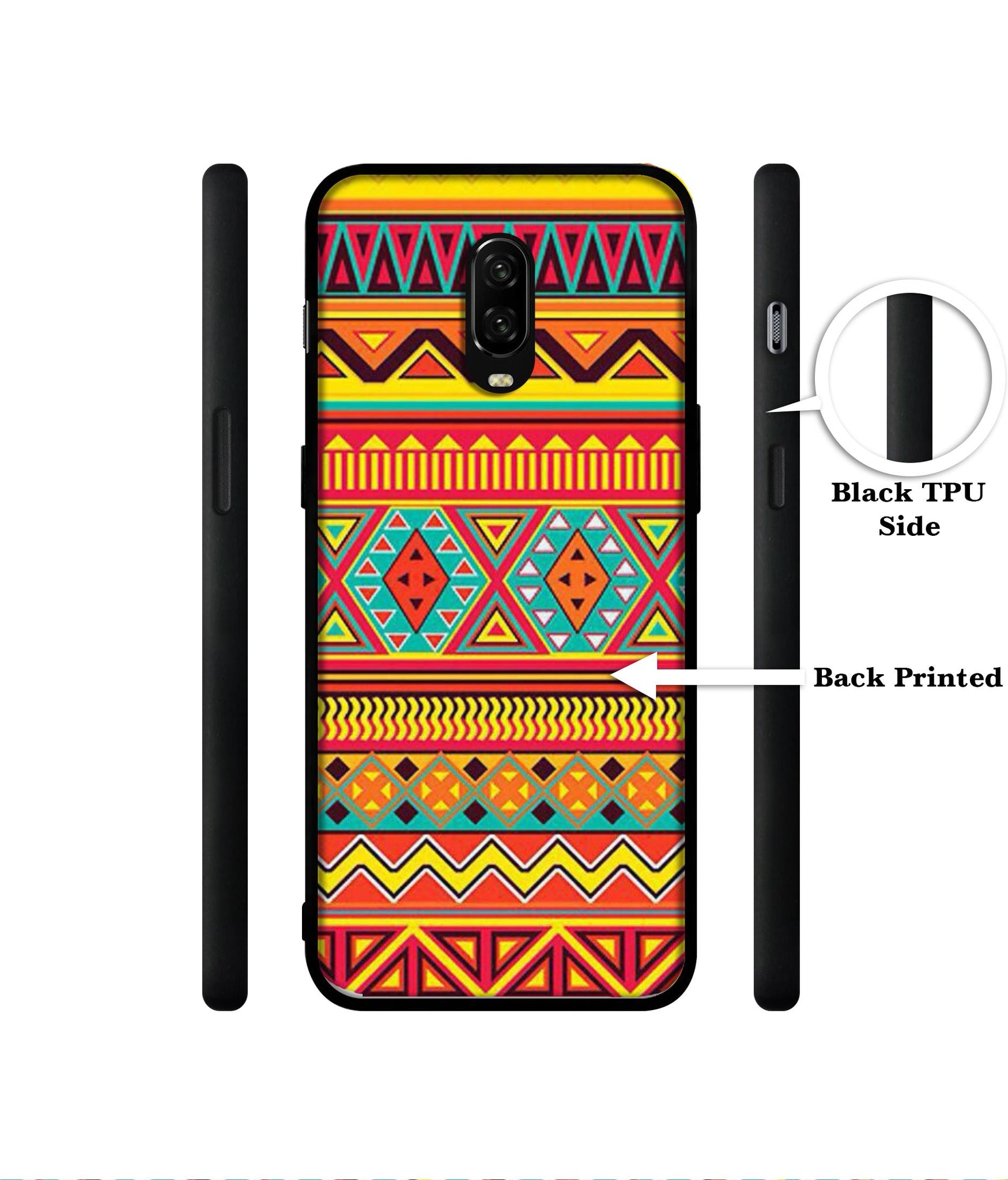 Artistic Rangoli Designer 2D Printed Back Case Cover for OnePlus 7 4G / 6T 4G