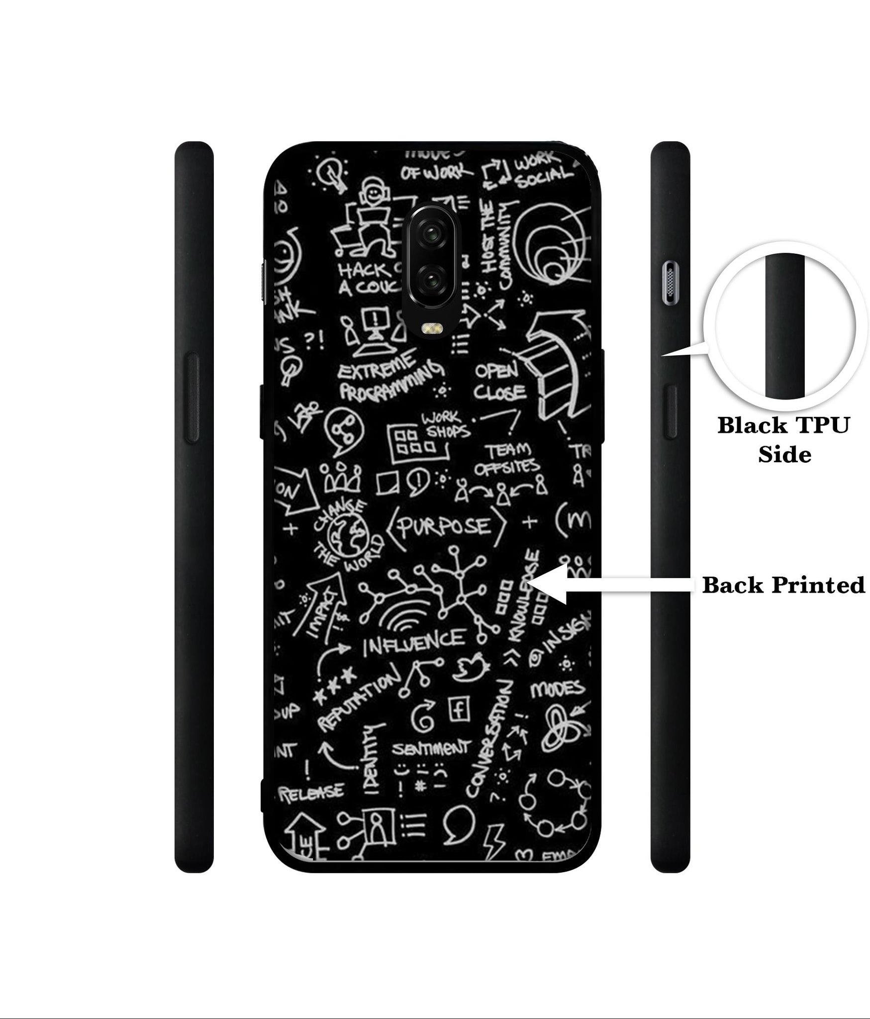 Formulas Designer 2D Printed Back Case Cover for OnePlus 7 4G / 6T 4G