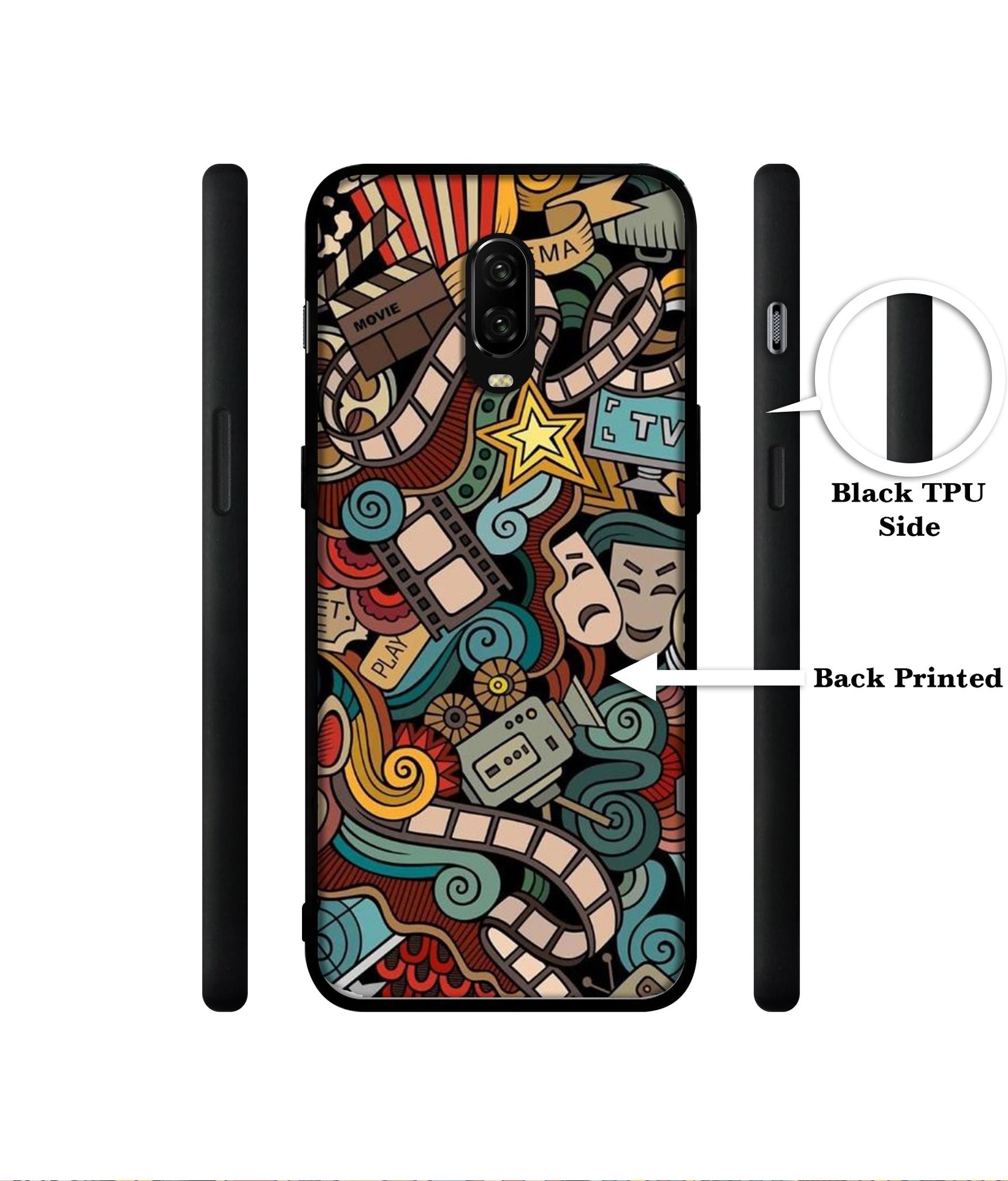Movies Designer 2D Printed Back Case Cover for OnePlus 7 4G / 6T 4G