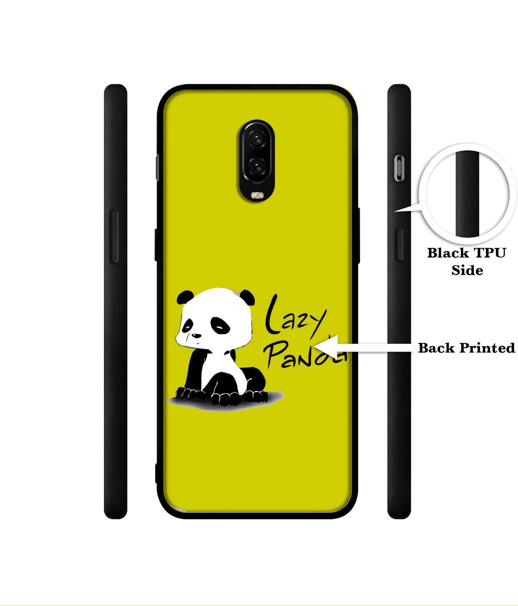 Lazy Panda Designer 2D Printed Back Case Cover for OnePlus 7 4G / 6T 4G