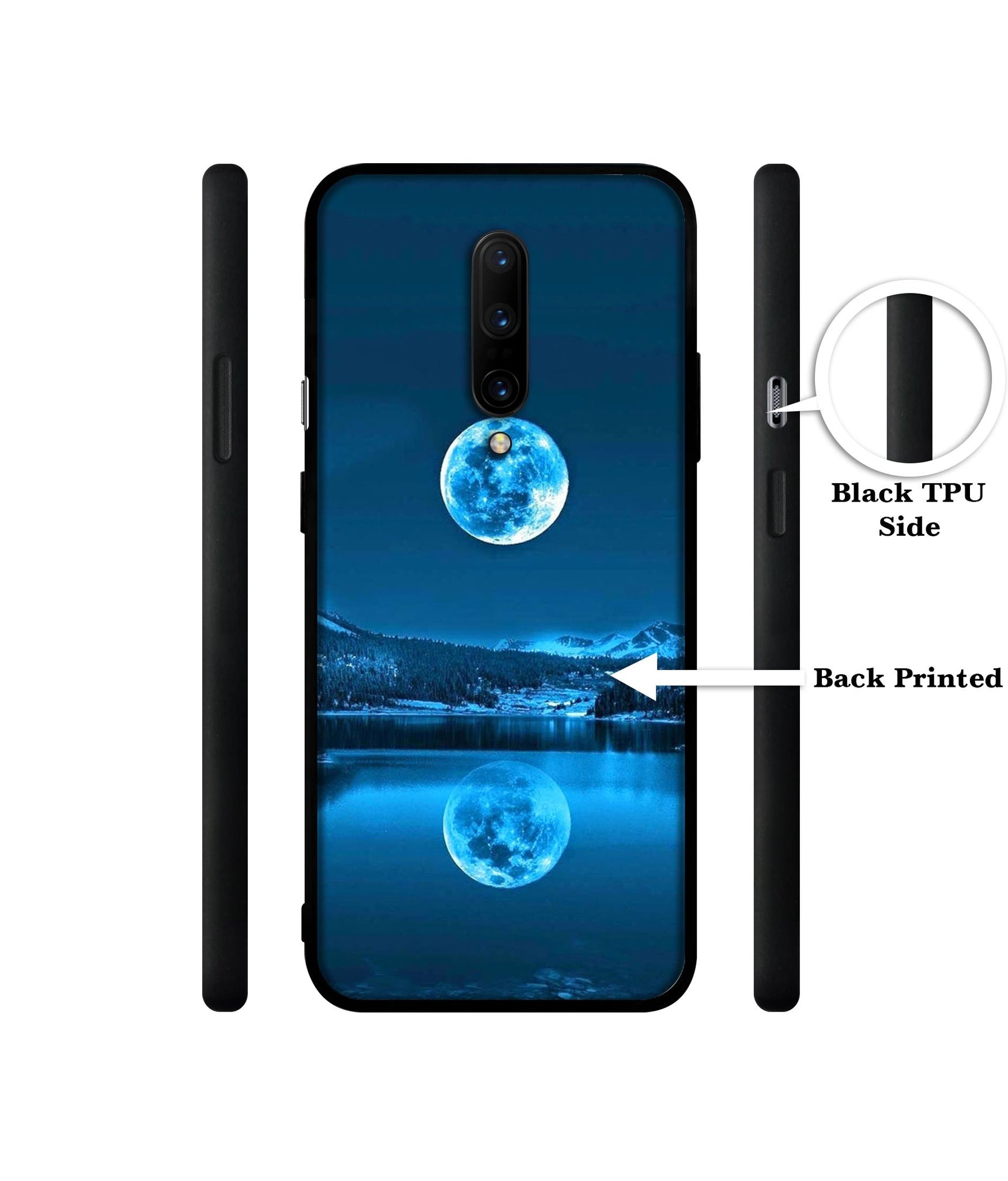 Awesome Moon Designer 2D Printed Back Case Cover for OnePlus 7 Pro 4G