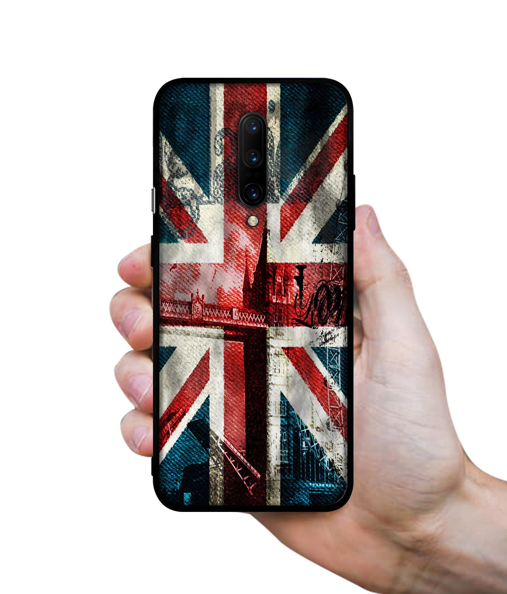 London Flag wallpaper Designer 2D Printed Back Case Cover for OnePlus 7 Pro 4G