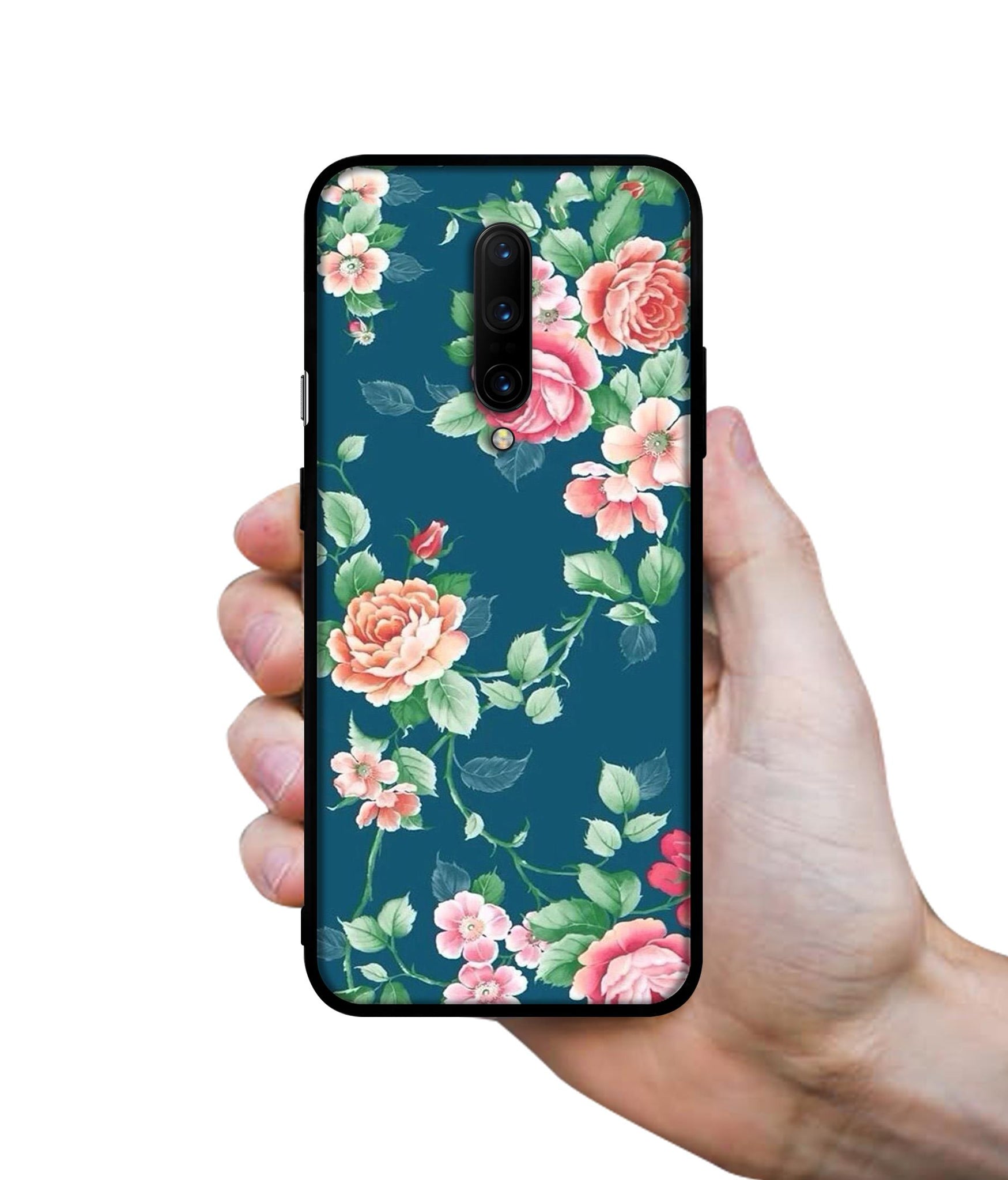 Vintage Floral Designer 2D Printed Back Case Cover for OnePlus 7 Pro 4G