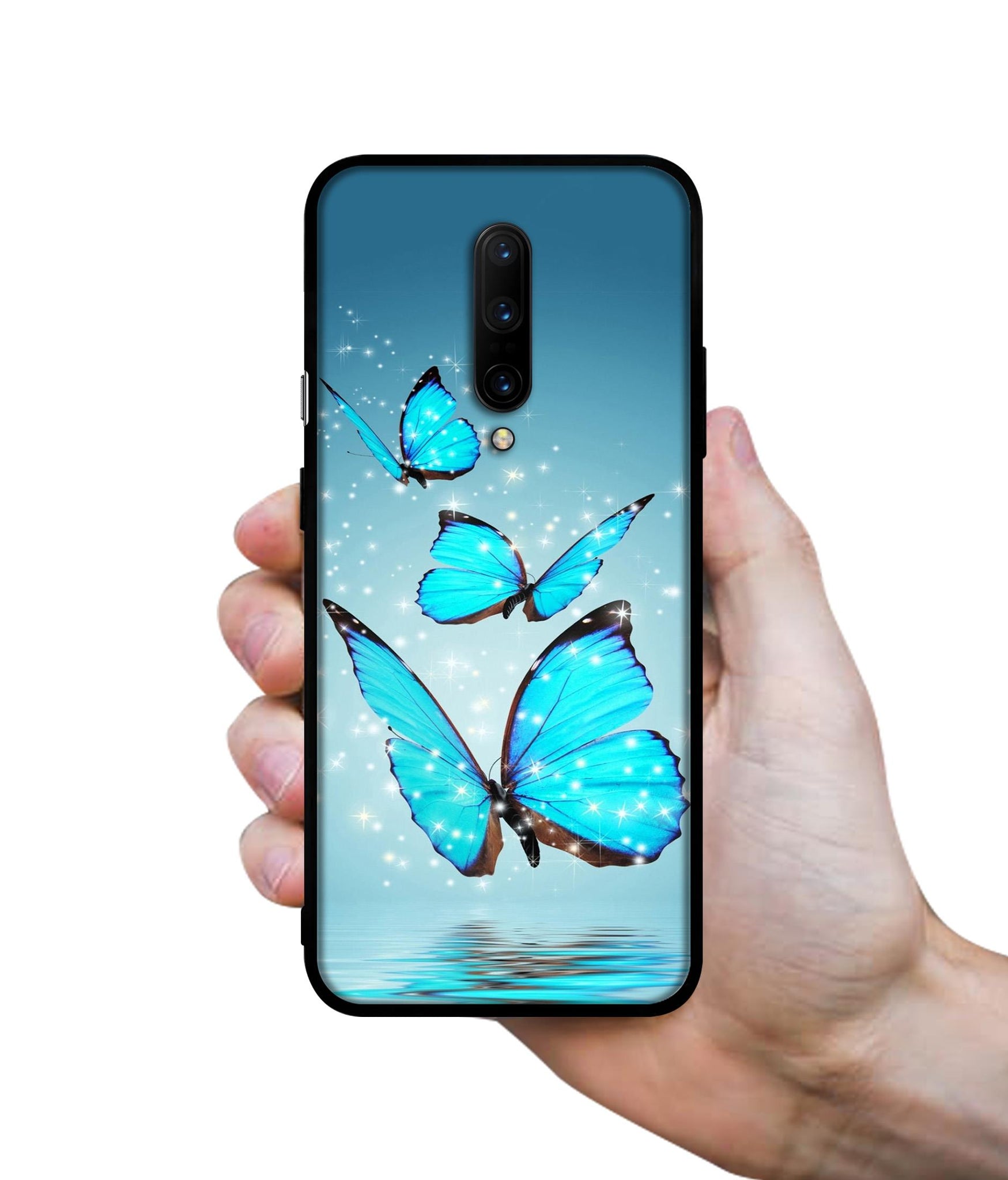 Flying Butterflies Designer 2D Printed Back Case Cover for OnePlus 7 Pro 4G