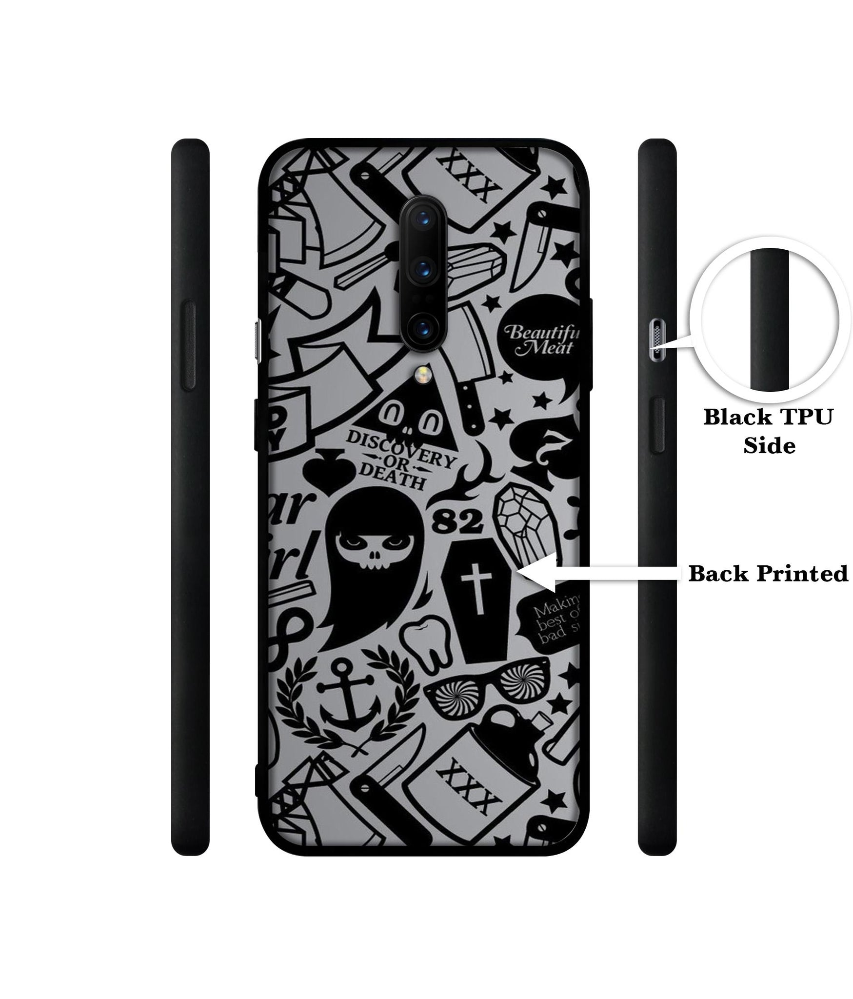 Discover Or Death Designer 2D Printed Back Case Cover for OnePlus 7 Pro 4G