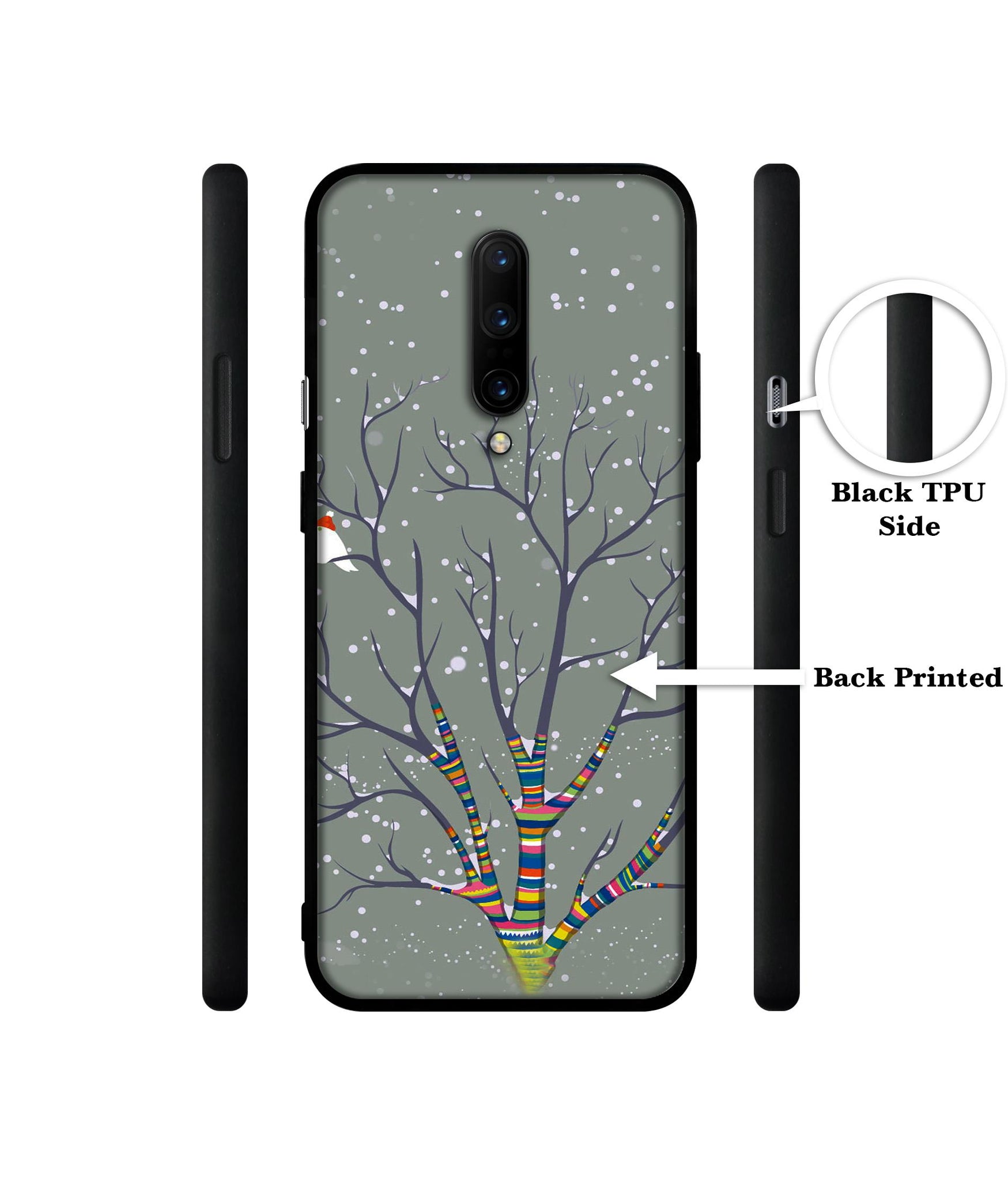 Winter Pattern Print Designer 2D Printed Back Case Cover for OnePlus 7 Pro 4G