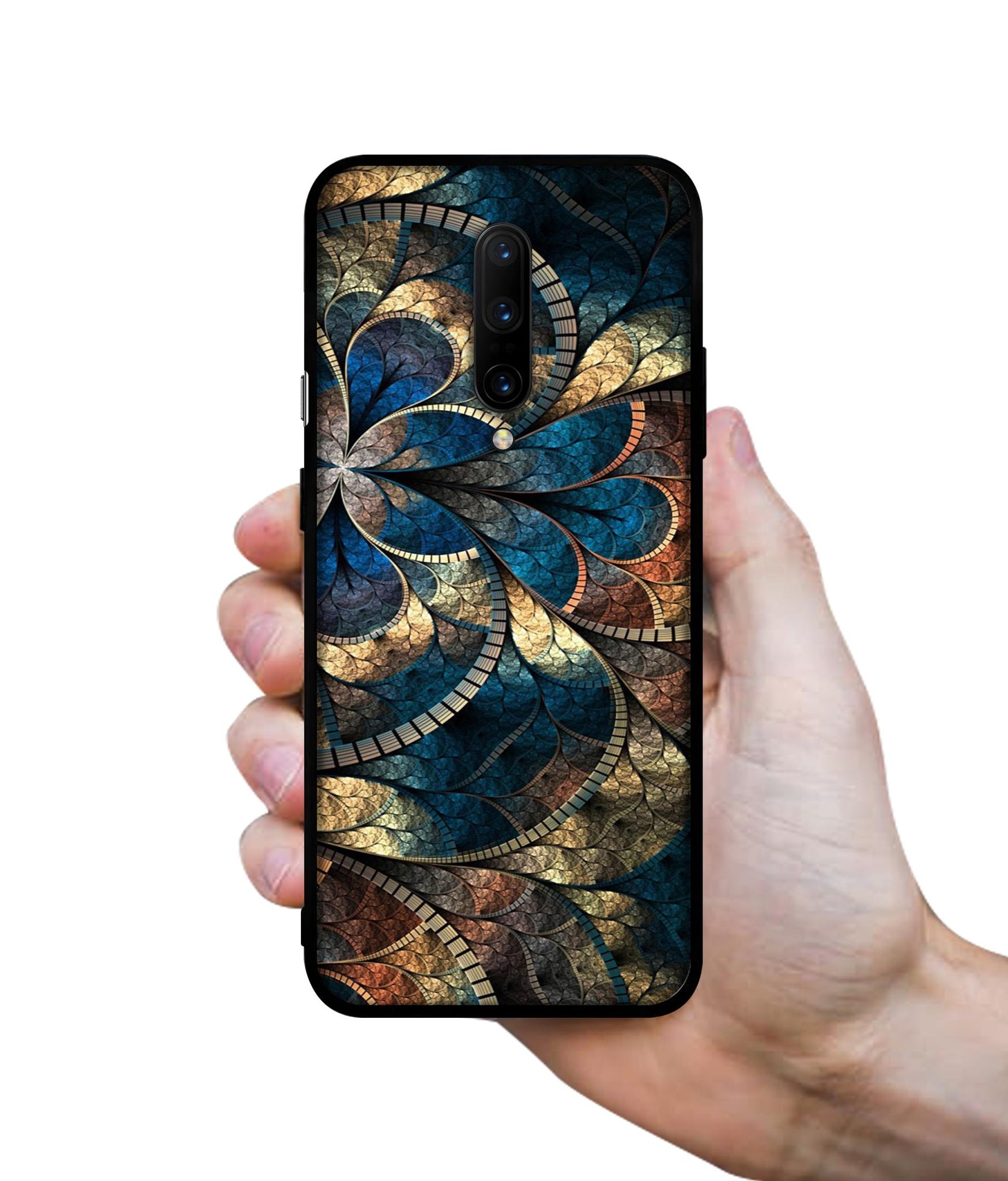 Fractional Pattern Designer 2D Printed Back Case Cover for OnePlus 7 Pro 4G