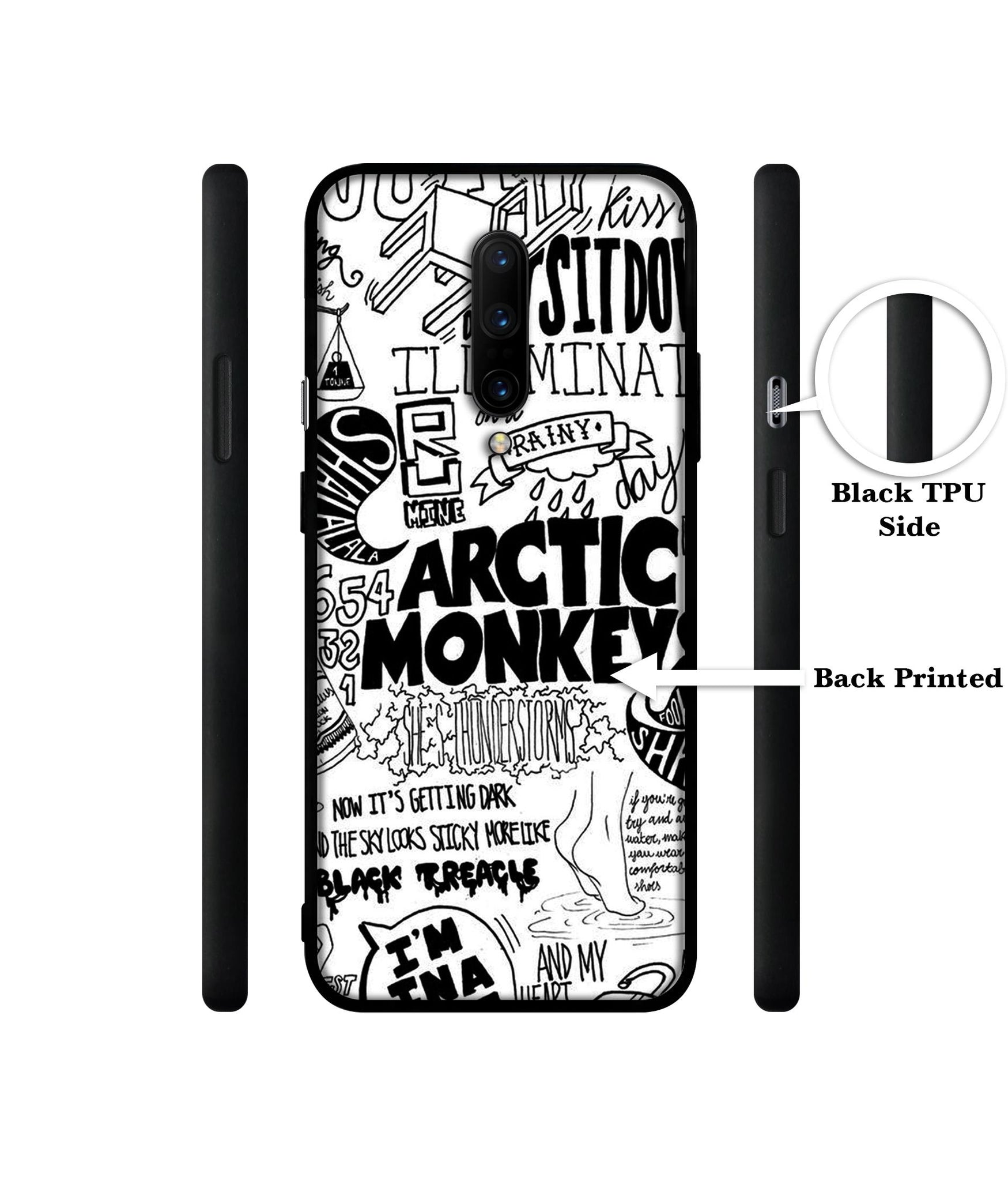 Arctic Monkeys Pattern Designer 2D Printed Back Case Cover for OnePlus 7 Pro 4G