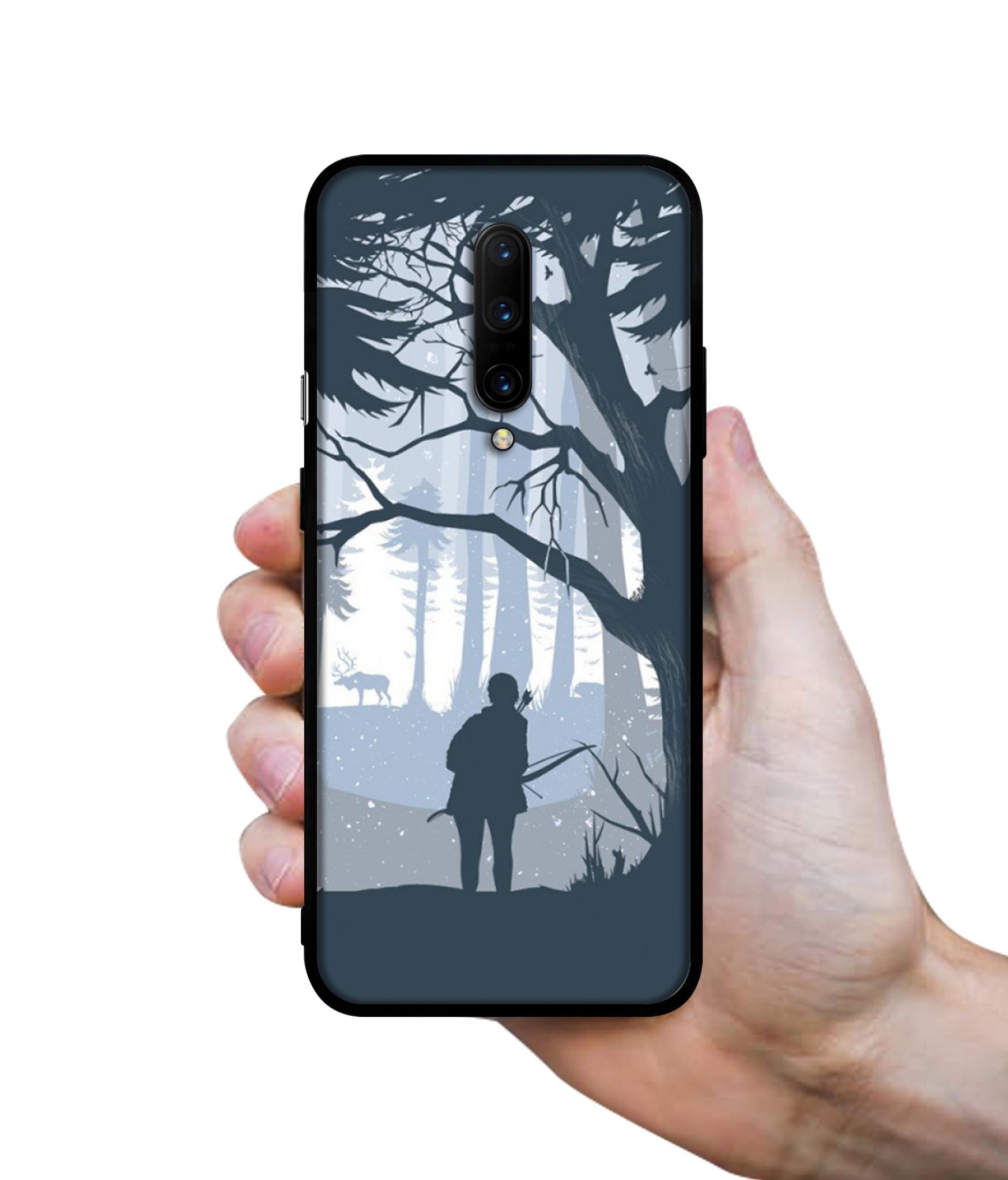 Hunter Designer 2D Printed Back Case Cover for OnePlus 7 Pro 4G