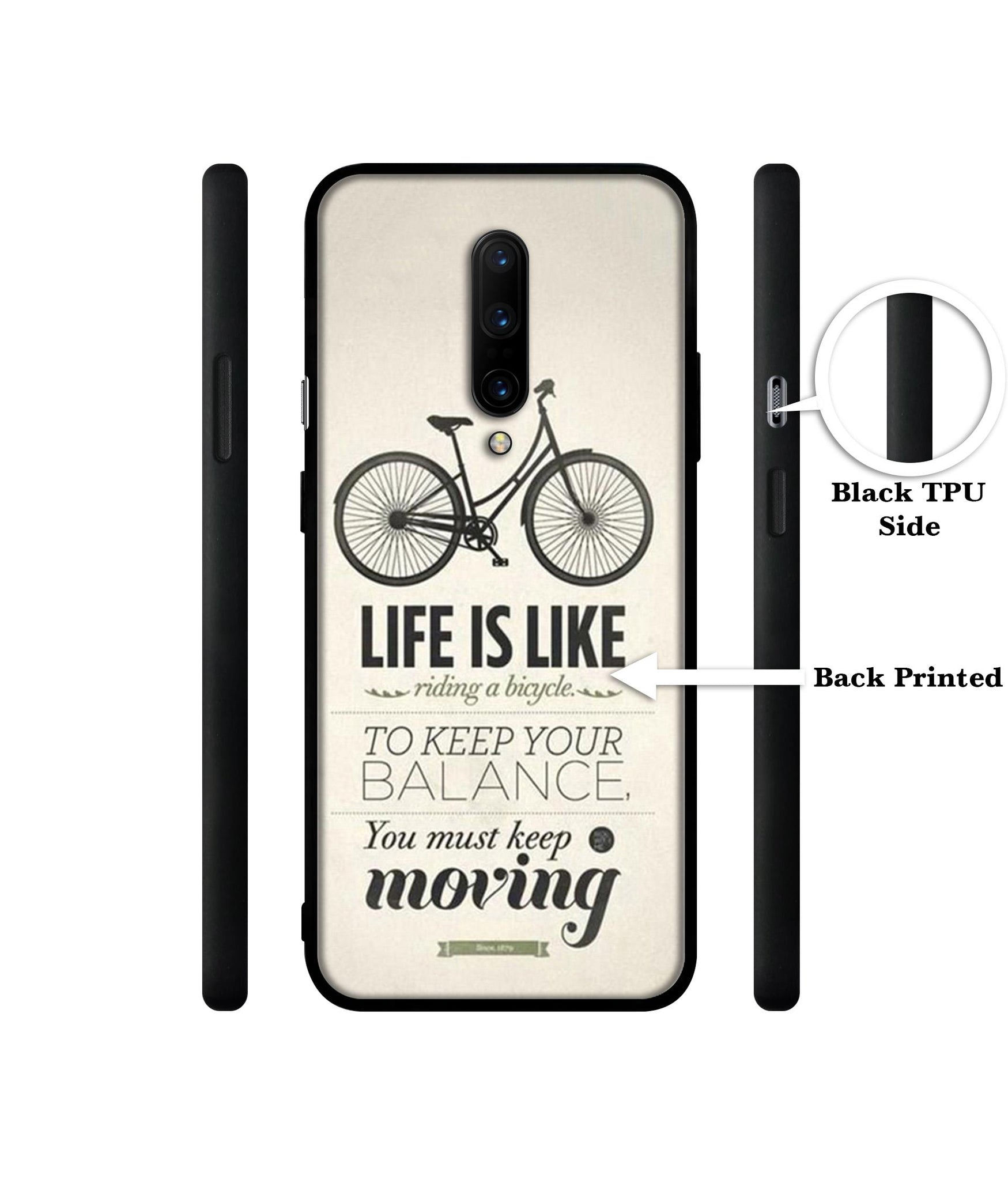 Life is Like Moving Designer 2D Printed Back Case Cover for OnePlus 7 Pro 4G