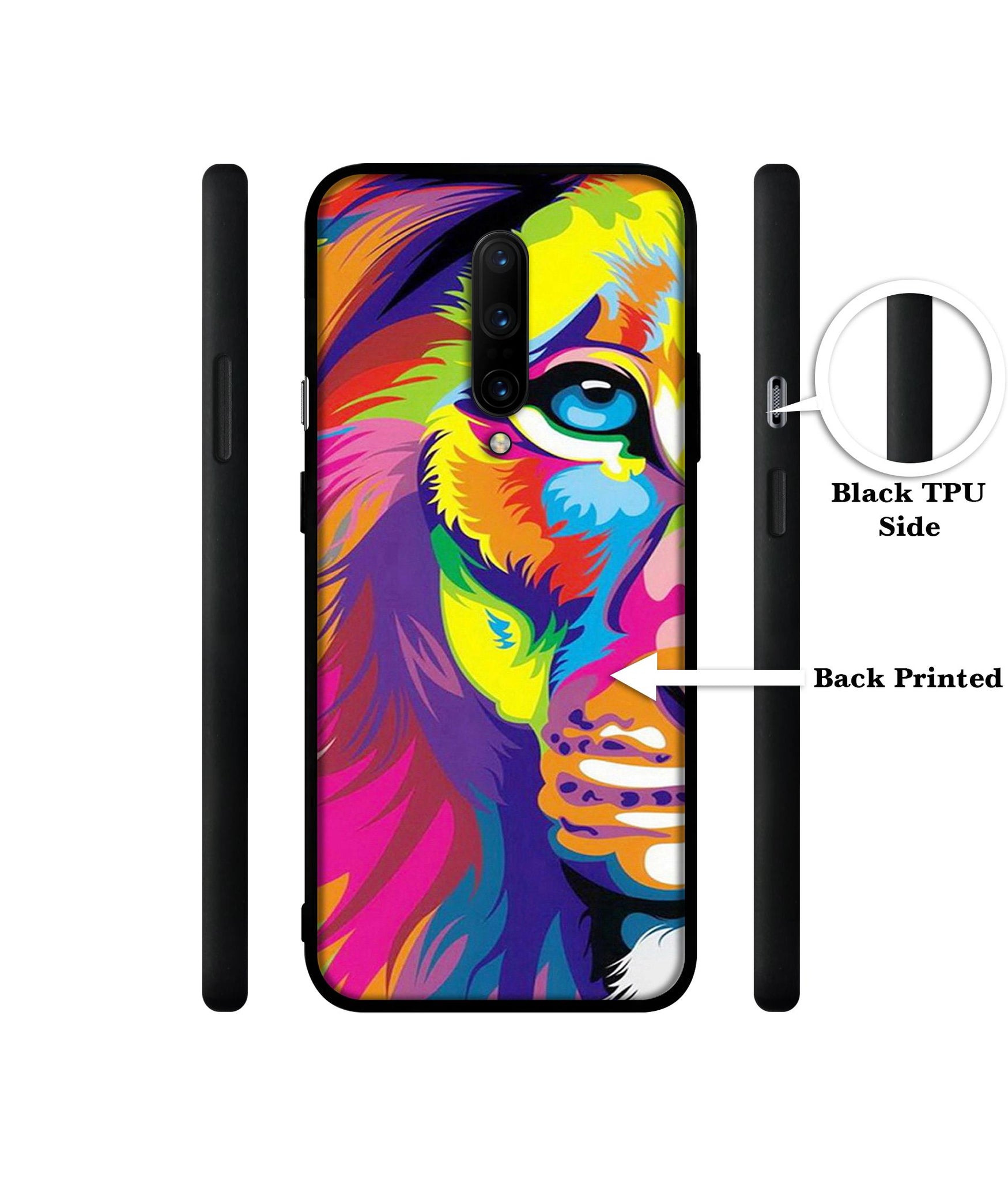 Lion Designer 2D Printed Back Case Cover for OnePlus 7 Pro 4G