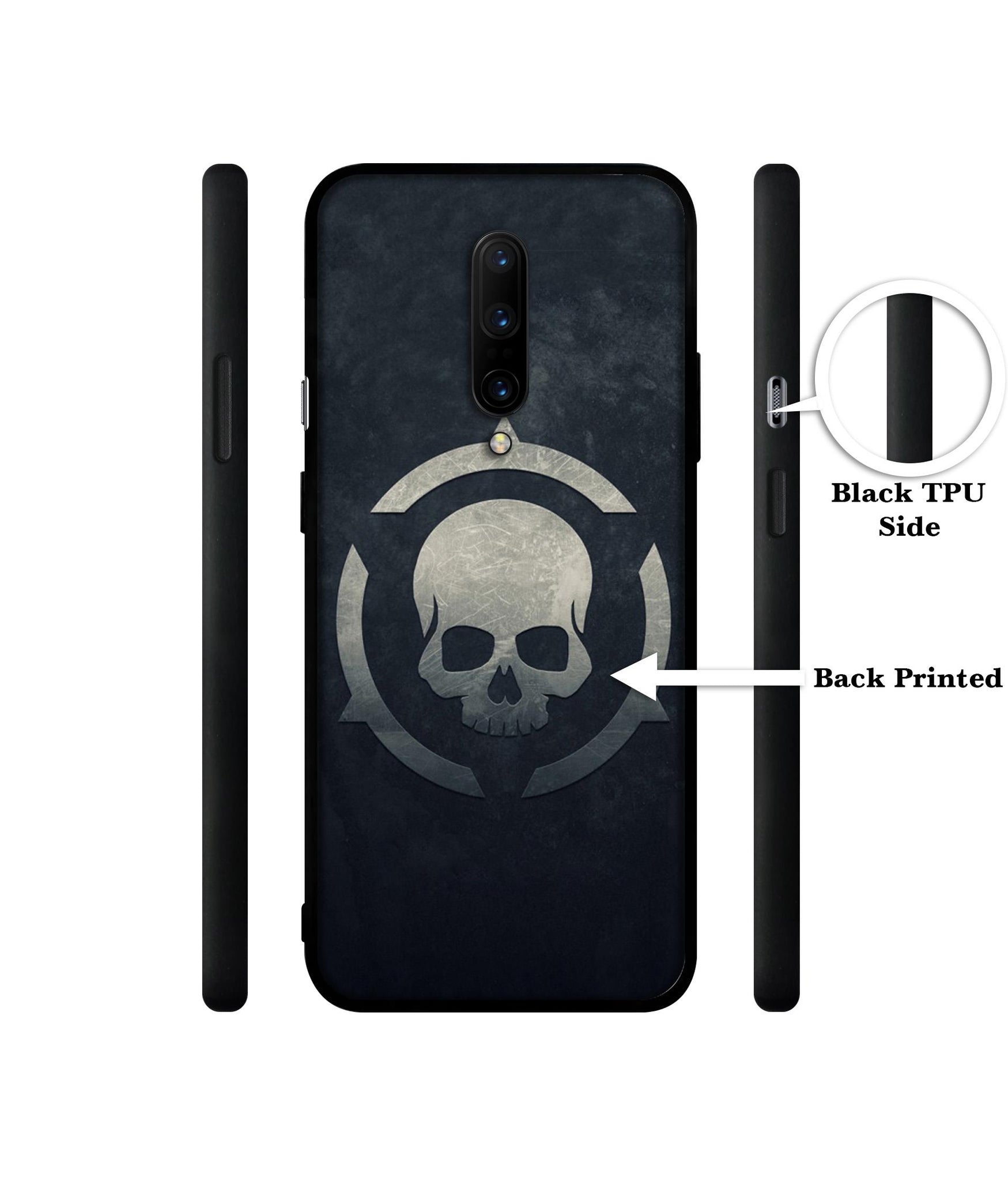 Skull Pattern Print Designer 2D Printed Back Case Cover for OnePlus 7 Pro 4G