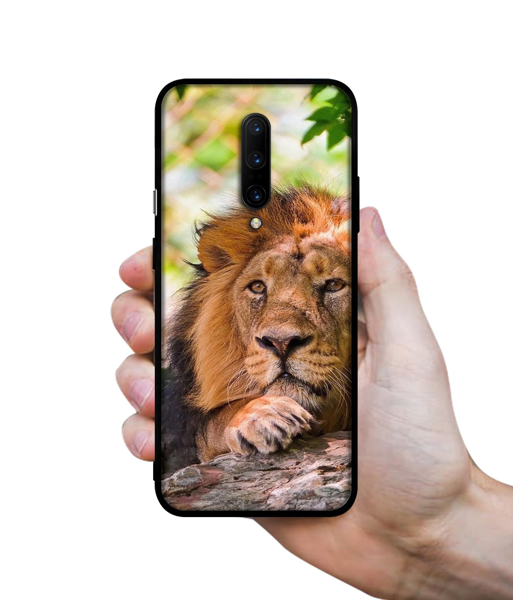 Tiger Pattern Print Designer 2D Printed Back Case Cover for OnePlus 7 Pro 4G