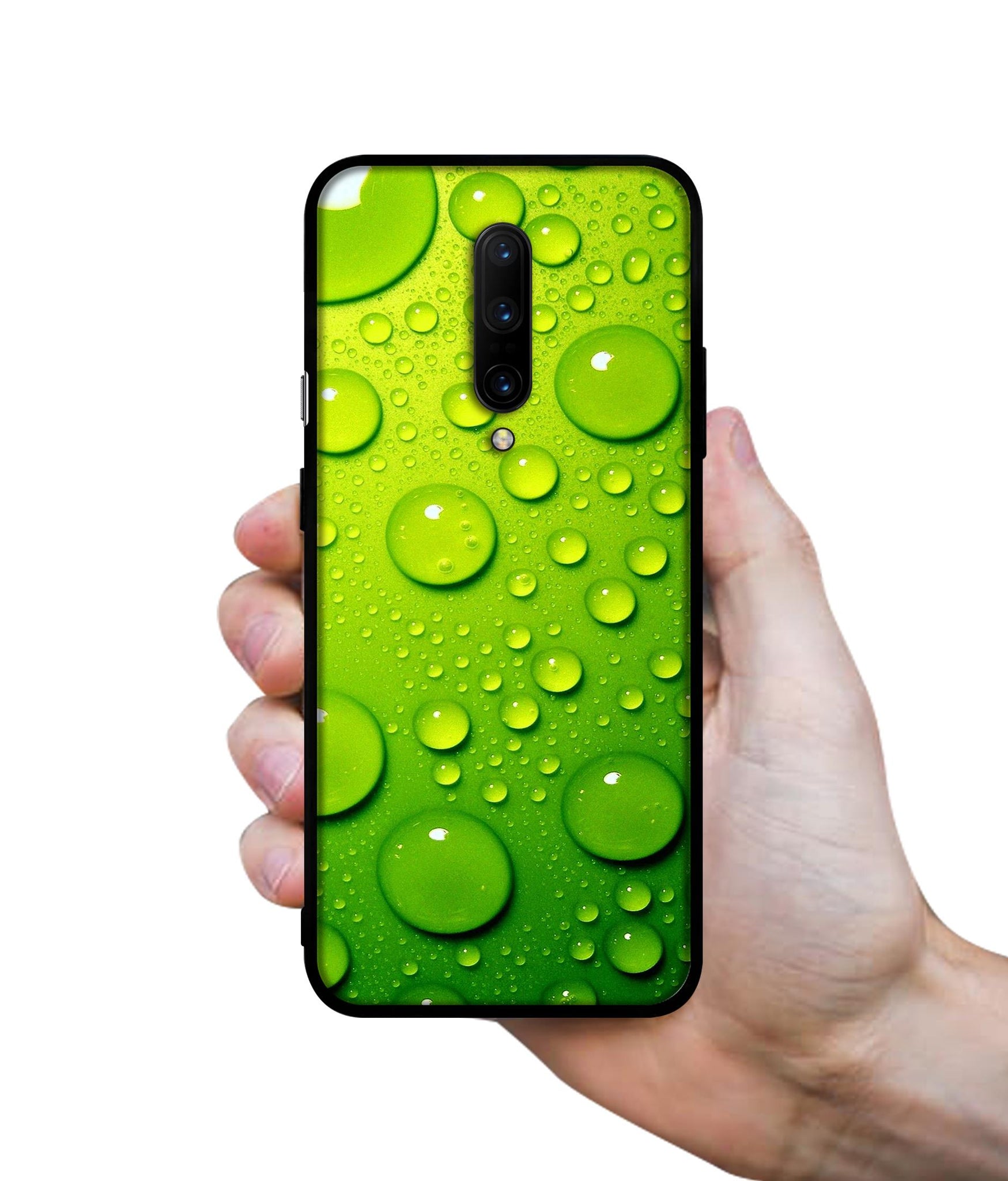 Green Bubbles Designer 2D Printed Back Case Cover for OnePlus 7 Pro 4G