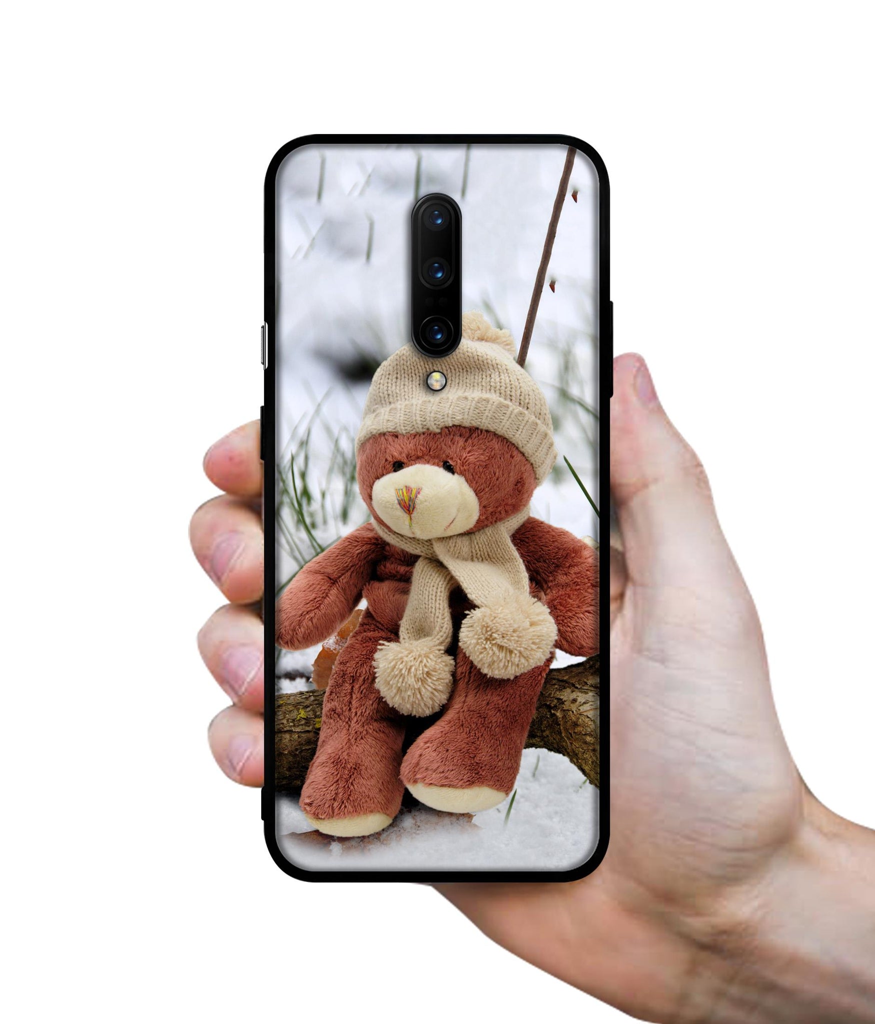 Woolen Bear Designer 2D Printed Back Case Cover for OnePlus 7 Pro 4G