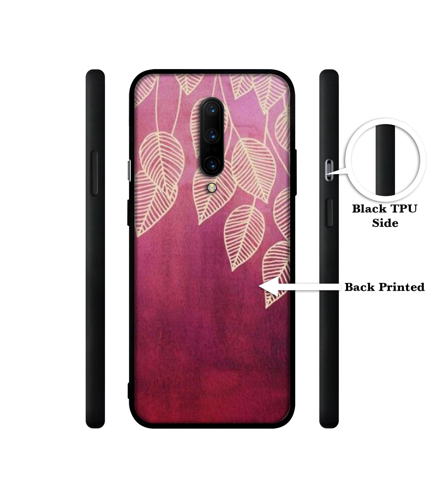 Leaf Pattern Designer 2D Printed Back Case Cover for OnePlus 7 Pro 4G