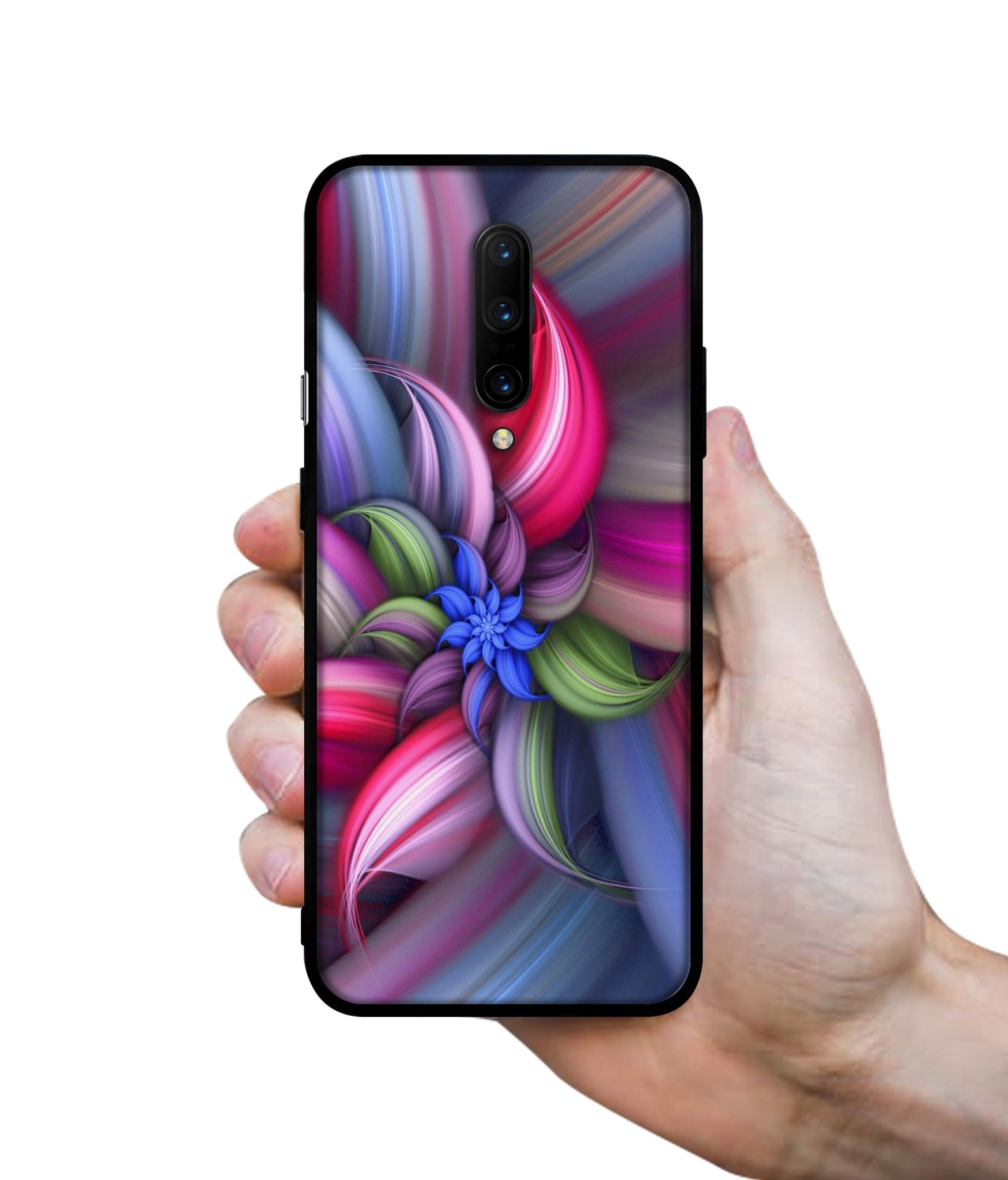 Colorful Flower Designer 2D Printed Back Case Cover for OnePlus 7 Pro 4G