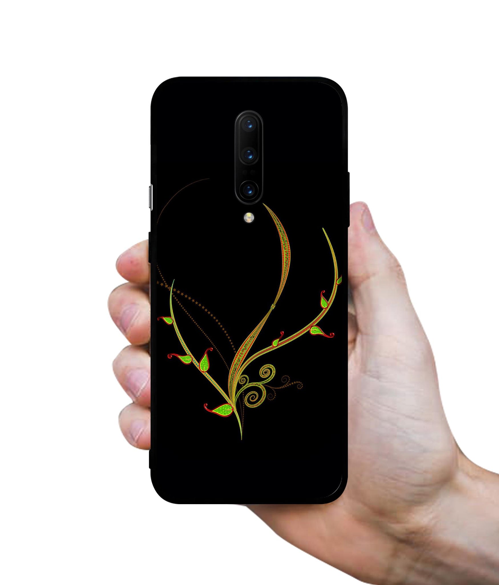 Yellow Pattern Designer 2D Printed Back Case Cover for OnePlus 7 Pro 4G