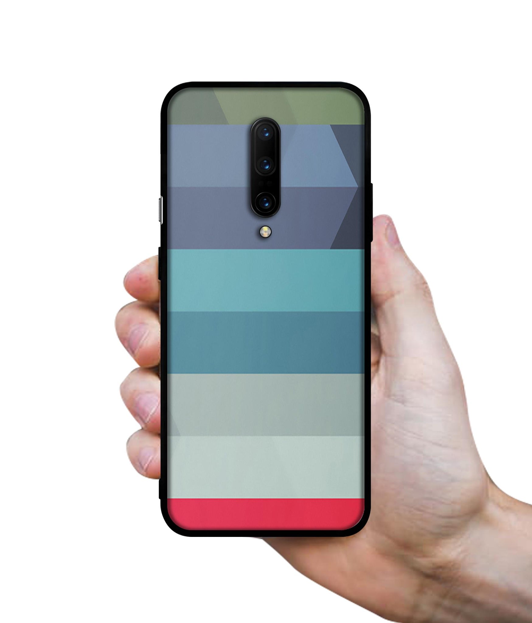 Colorful Lines Designer 2D Printed Back Case Cover for OnePlus 7 Pro 4G