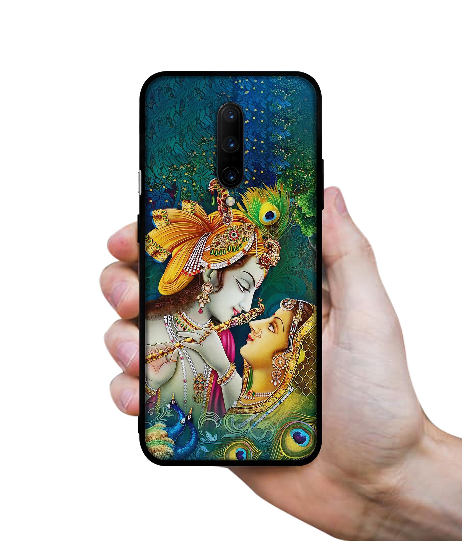 Radha Kishan Love Designer 2D Printed Back Case Cover for OnePlus 7 Pro 4G