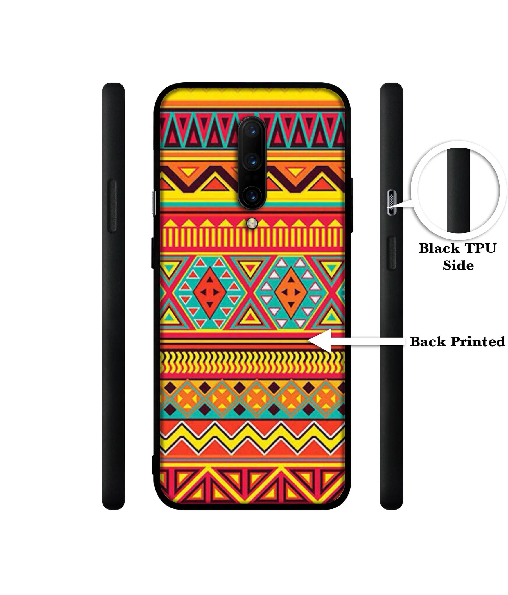 Artistic Rangoli Designer 2D Printed Back Case Cover for OnePlus 7 Pro 4G