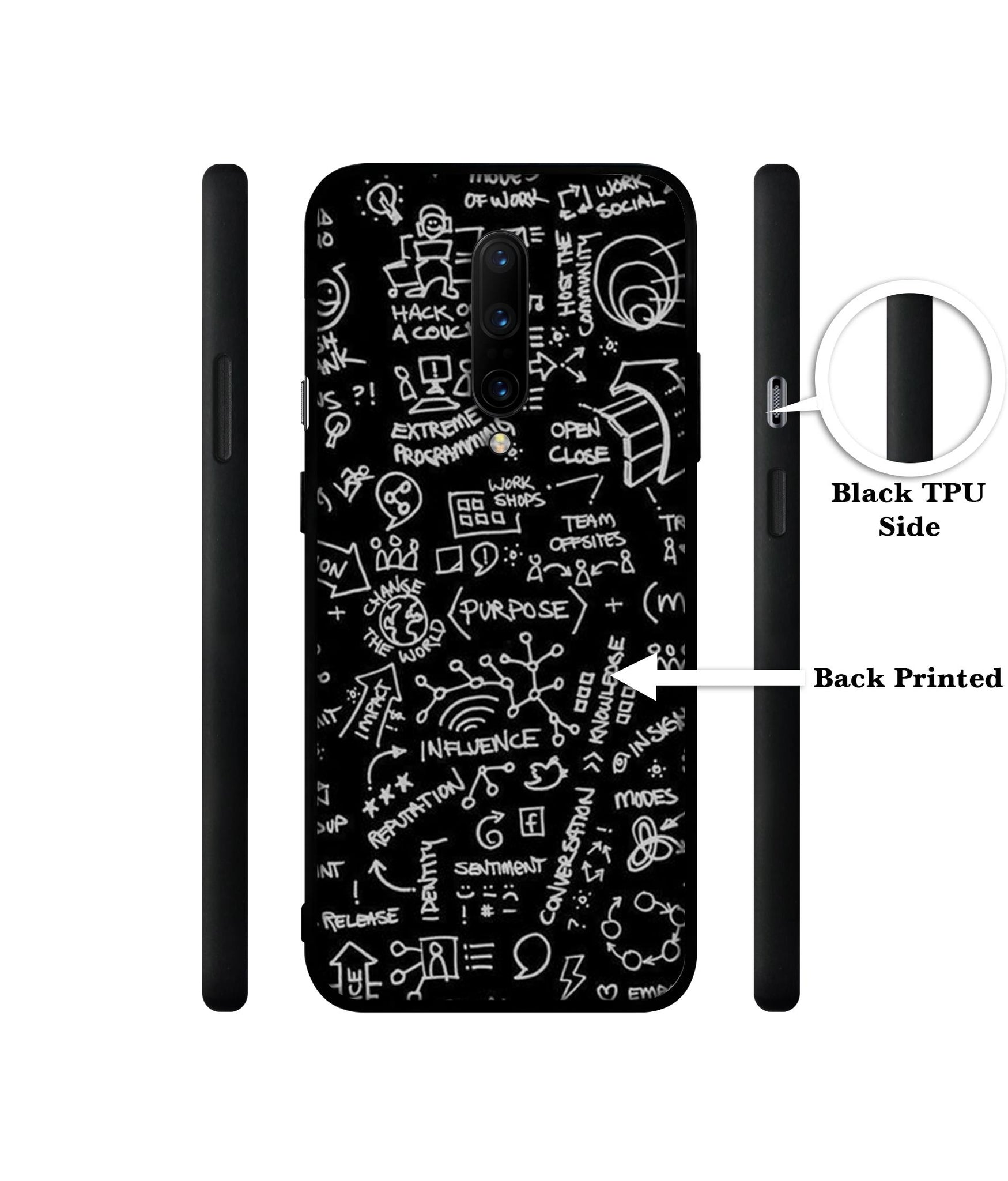 Formulas Designer 2D Printed Back Case Cover for OnePlus 7 Pro 4G