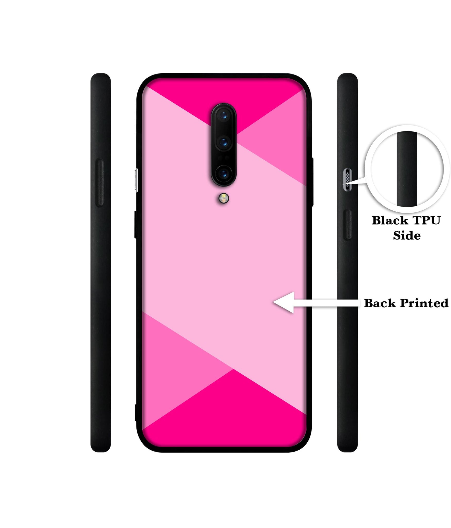 Pink Cross Vector Designer 2D Printed Back Case Cover for OnePlus 7 Pro 4G