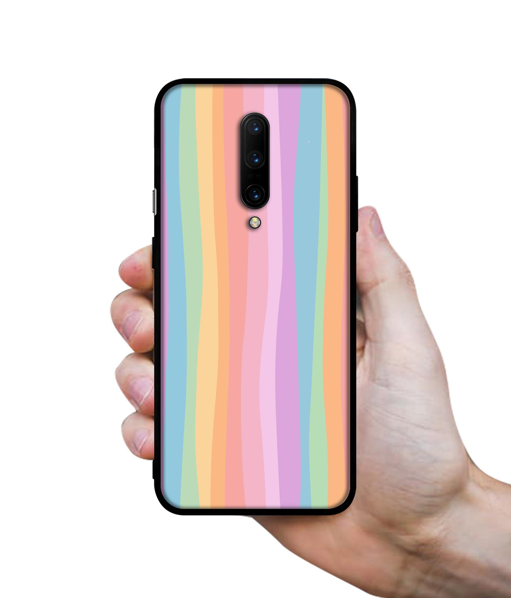 Cool Rainbow Designer 2D Printed Back Case Cover for OnePlus 7 Pro 4G