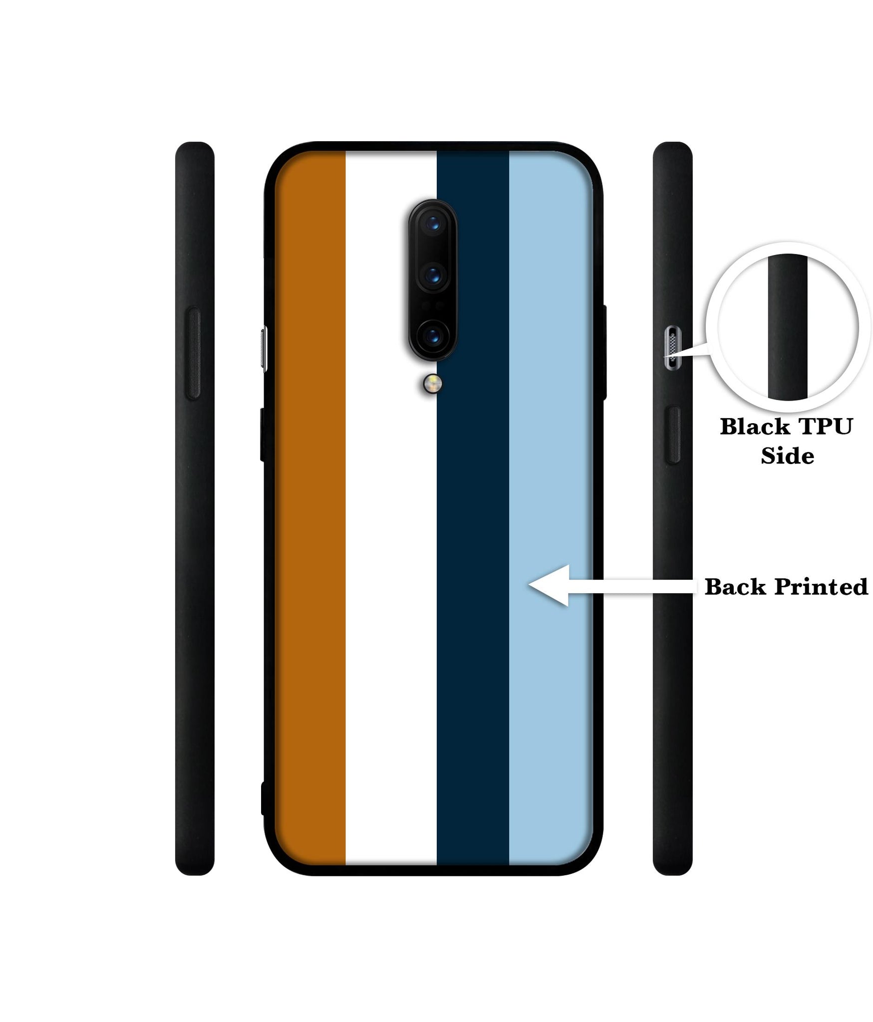 Color Stripes Designer 2D Printed Back Case Cover for OnePlus 7 Pro 4G