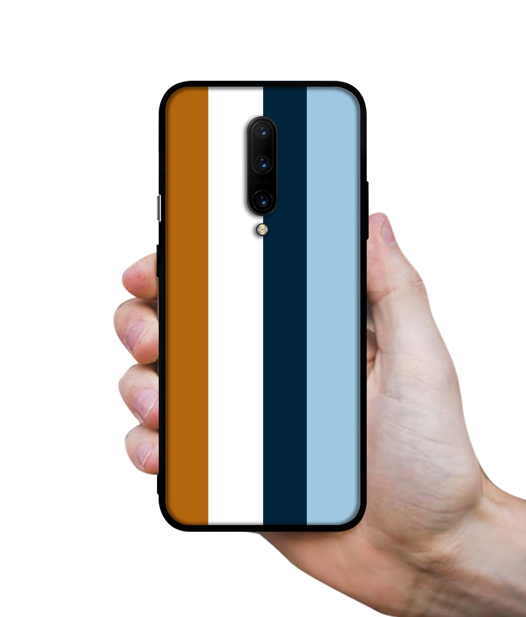 Color Stripes Designer 2D Printed Back Case Cover for OnePlus 7 Pro 4G