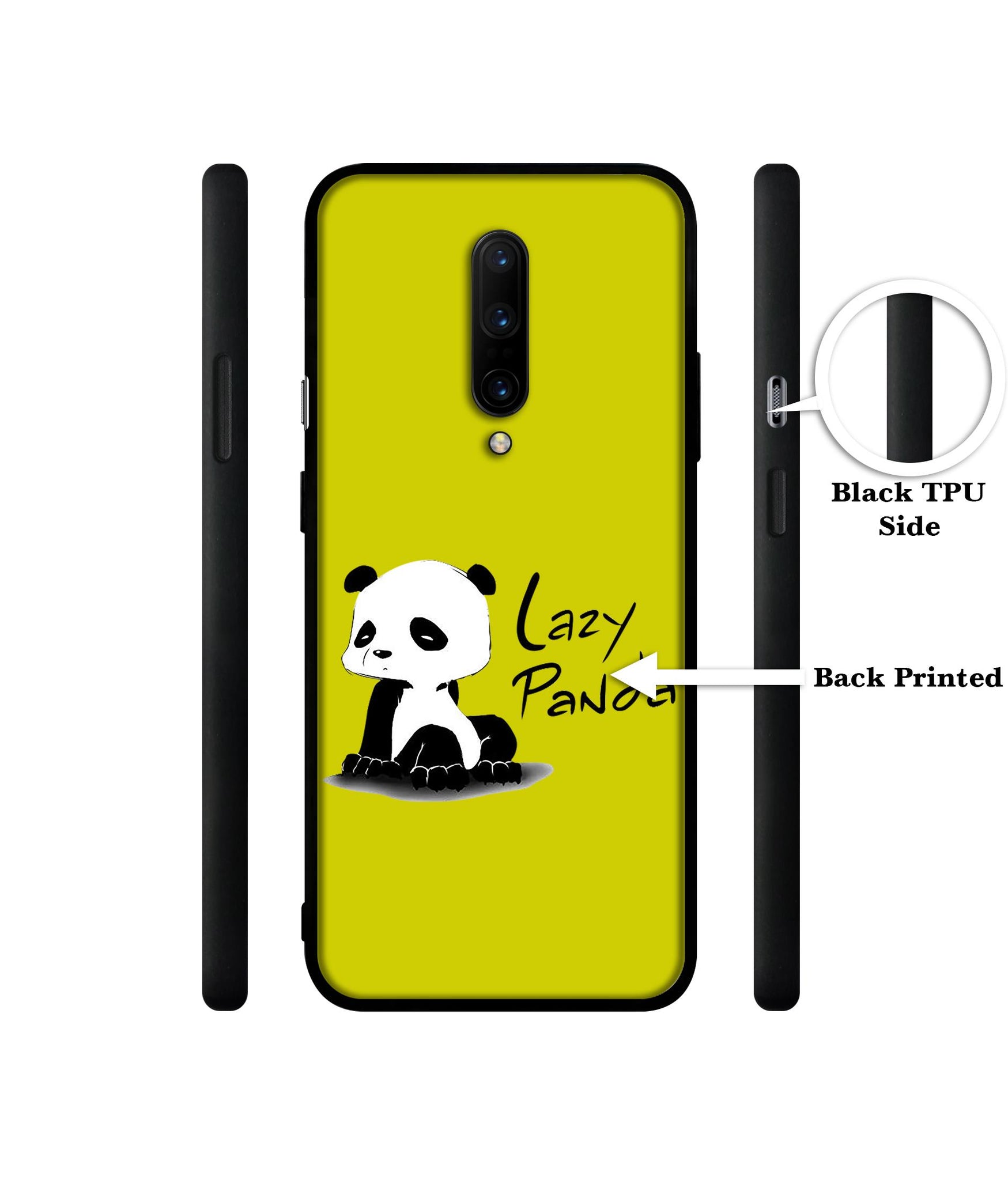 Lazy Panda Designer 2D Printed Back Case Cover for OnePlus 7 Pro 4G
