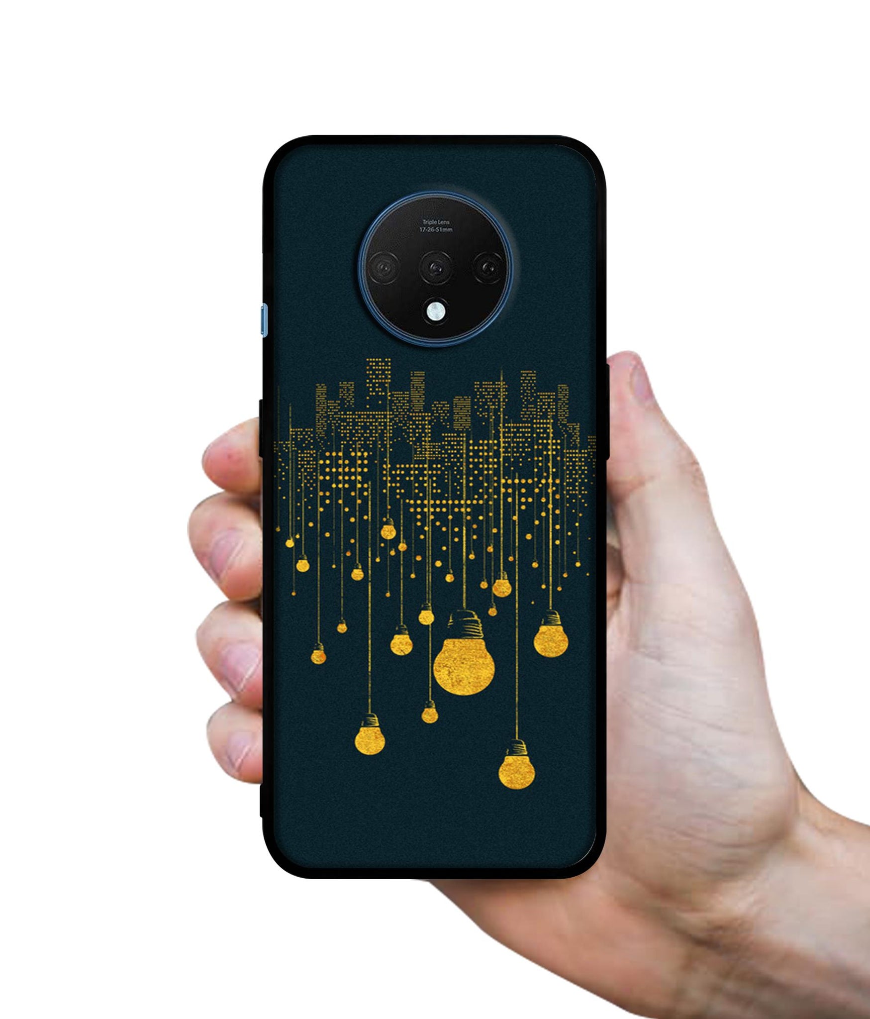 City Light Pattern Designer 2D Printed Back Case Cover for OnePlus 7T 4G