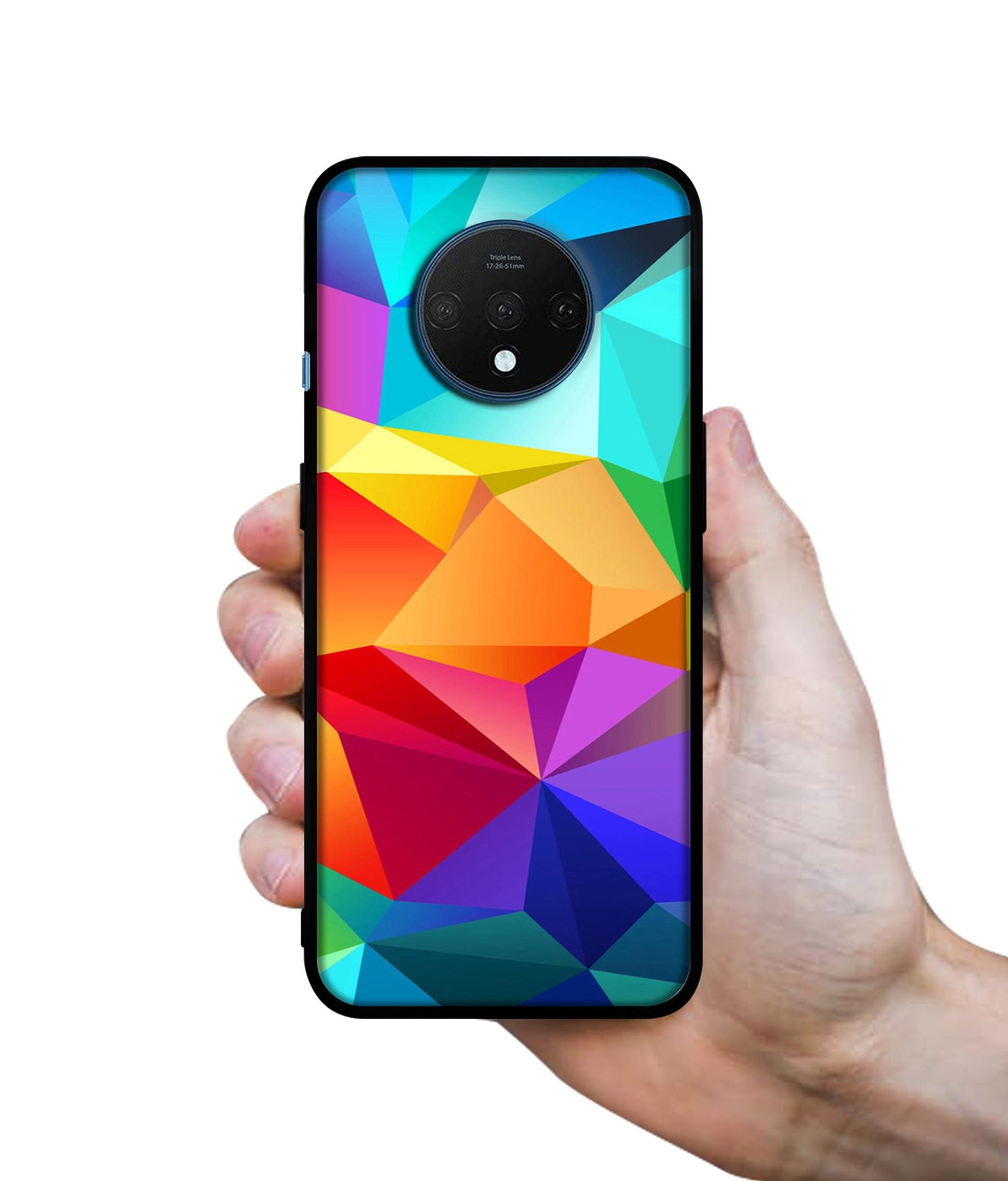 Colorful Pattern Designer 2D Printed Back Case Cover for OnePlus 7T 4G
