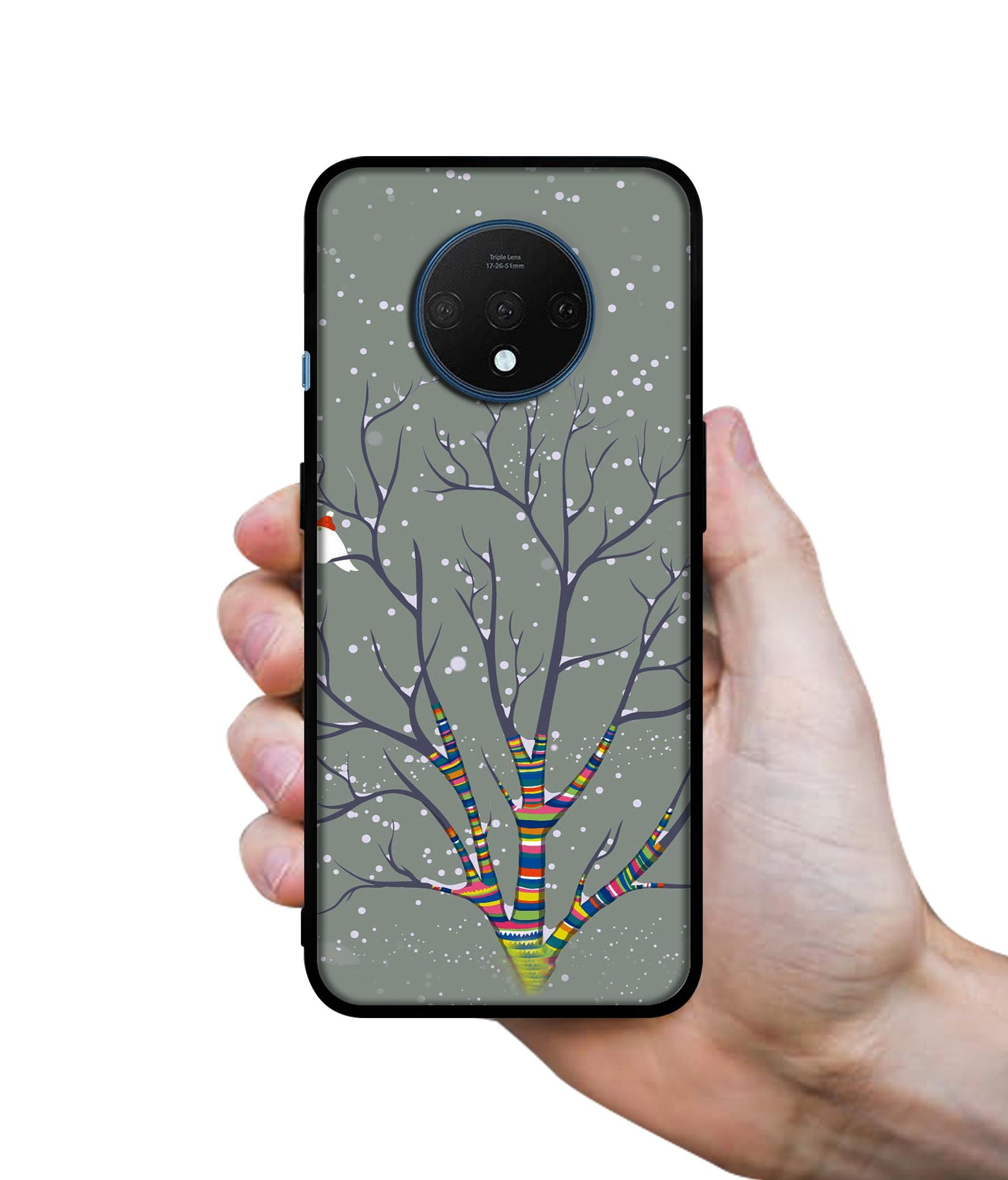 Winter Pattern Print Designer 2D Printed Back Case Cover for OnePlus 7T 4G