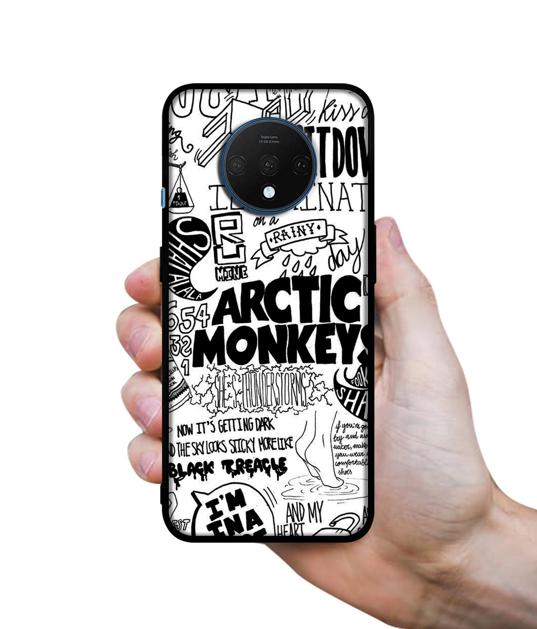 Arctic Monkeys Pattern Designer 2D Printed Back Case Cover for OnePlus 7T 4G