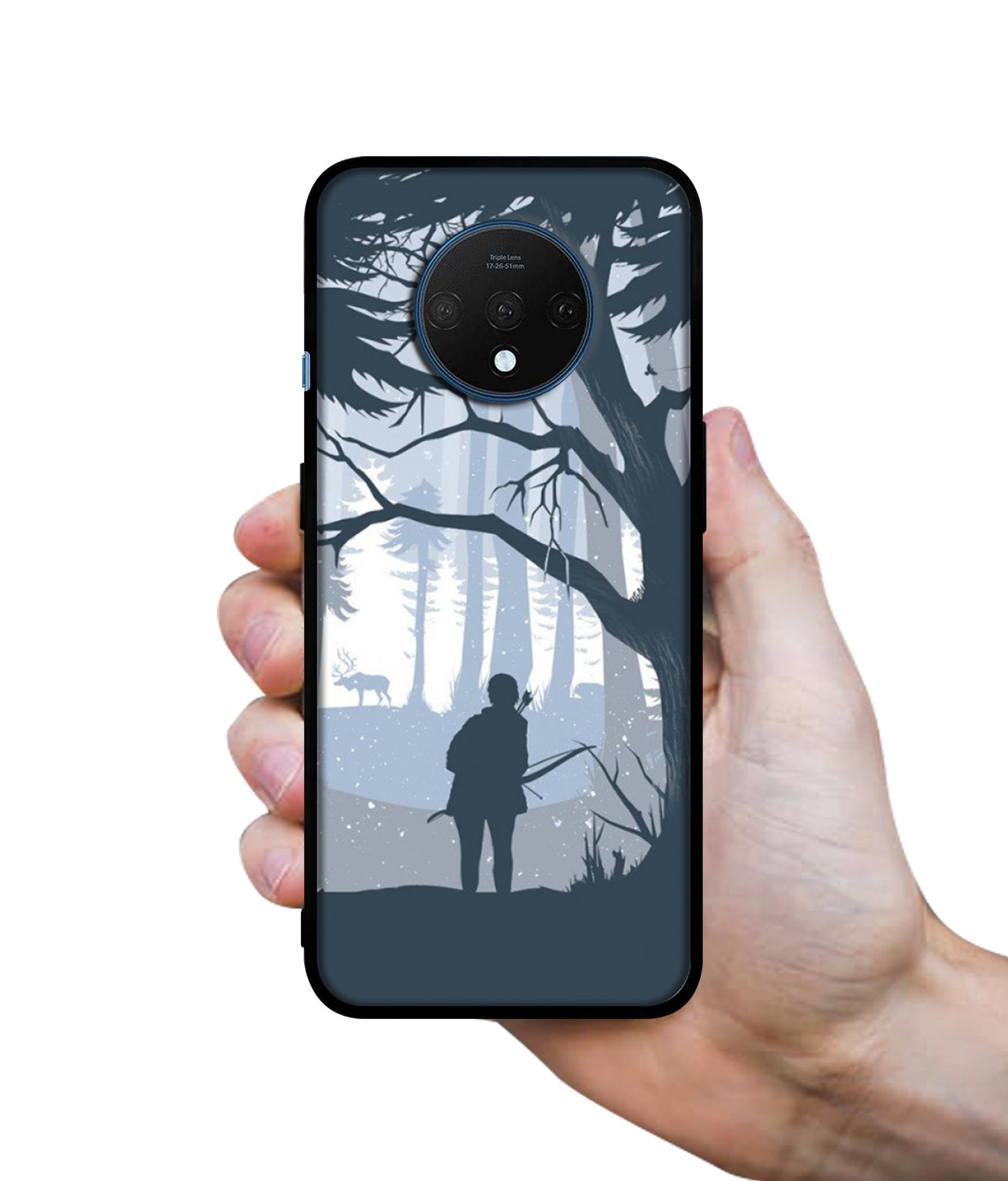 Hunter Designer 2D Printed Back Case Cover for OnePlus 7T 4G