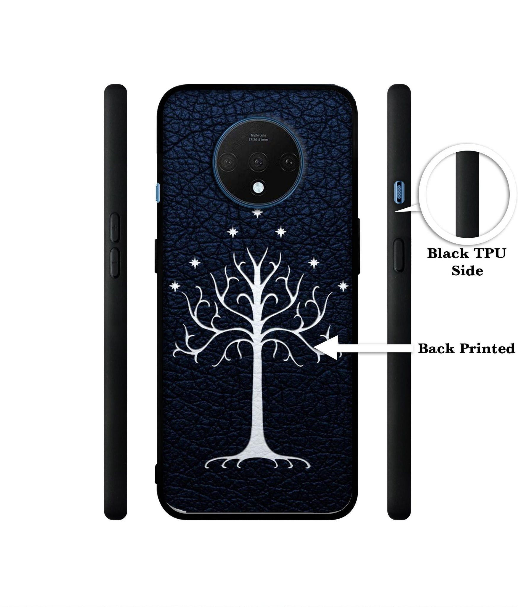 Magic Tree Pattern Designer 2D Printed Back Case Cover for OnePlus 7T 4G