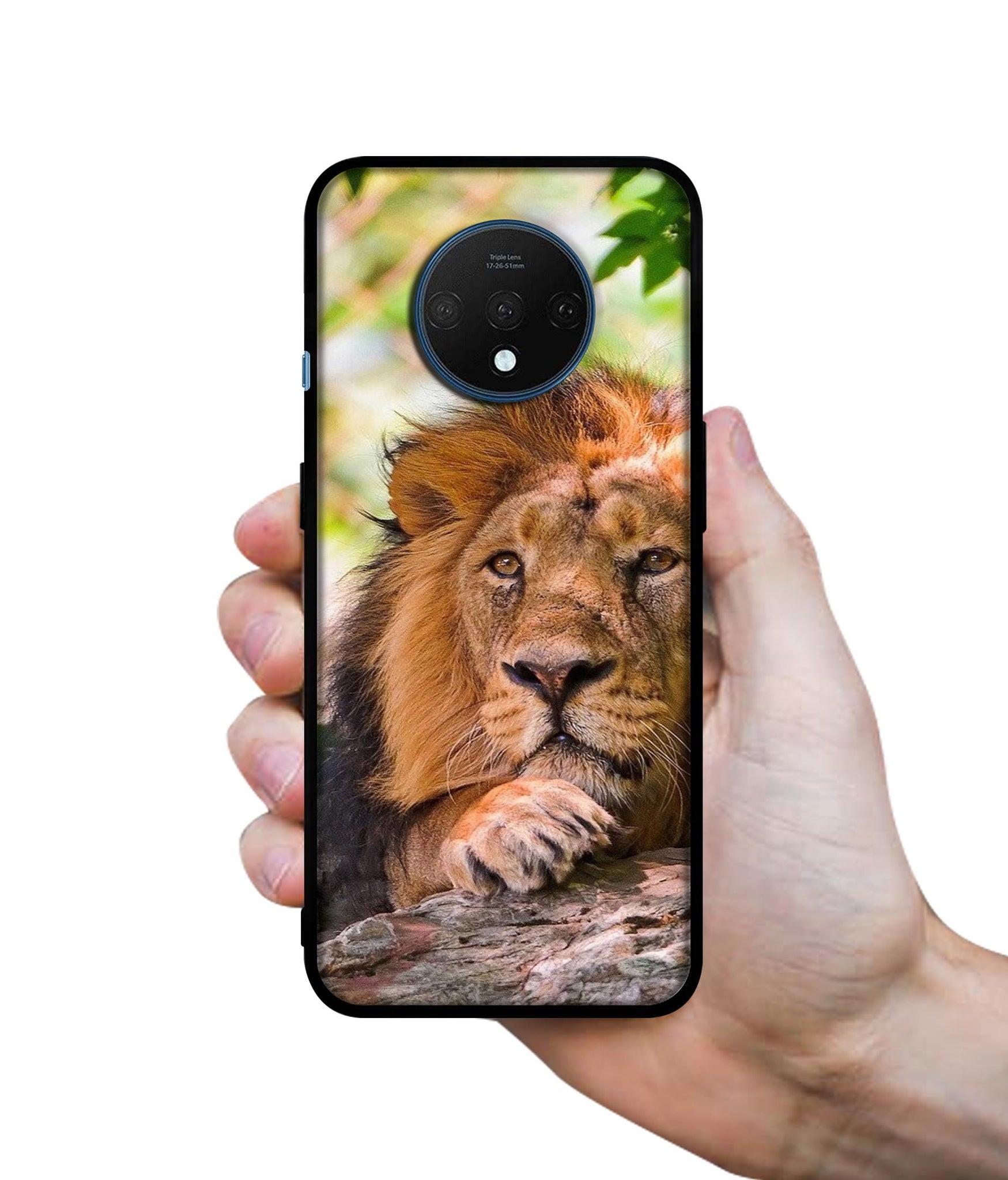 Tiger Pattern Print Designer 2D Printed Back Case Cover for OnePlus 7T 4G