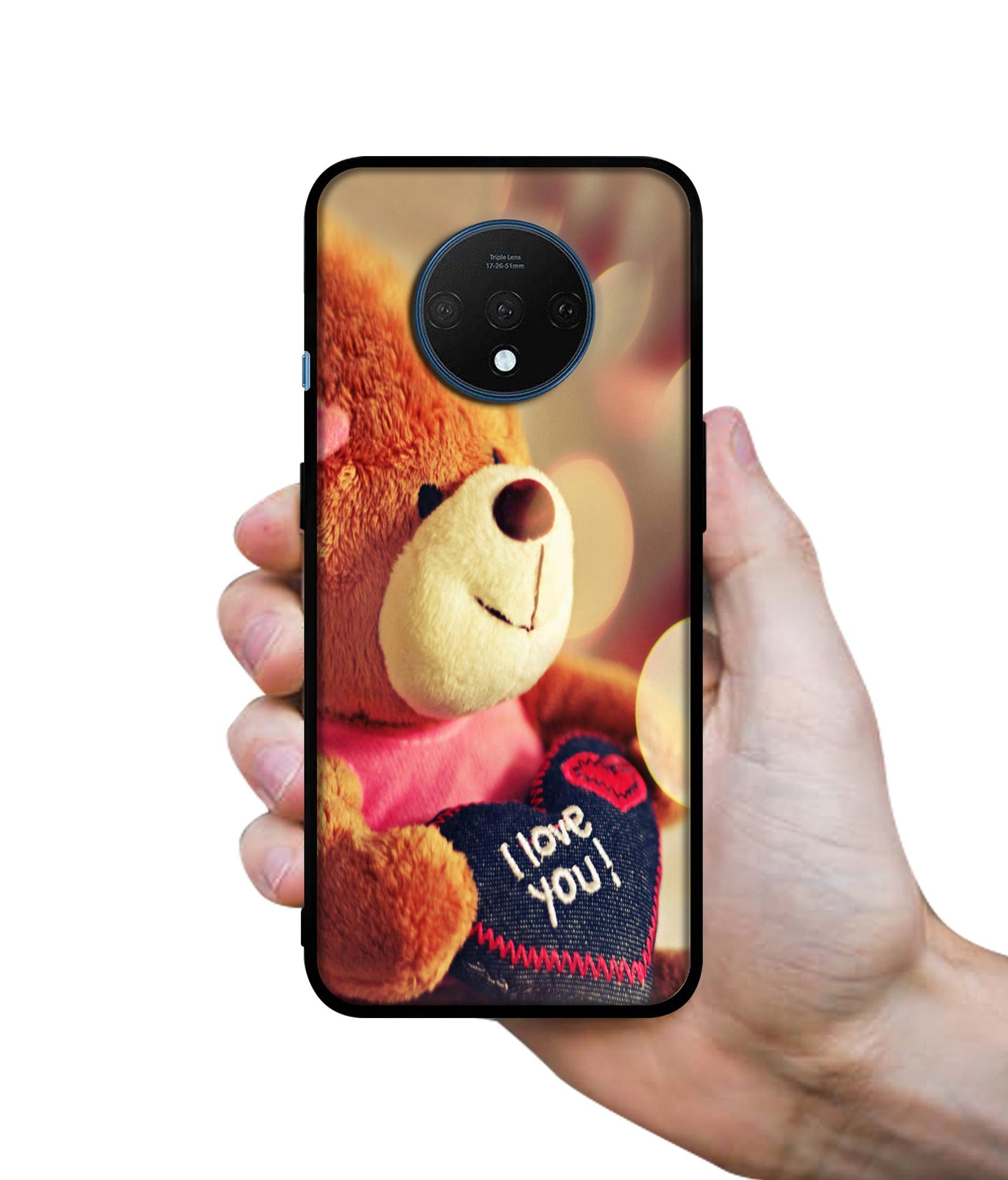 Teddy Bear Designer 2D Printed Back Case Cover for OnePlus 7T 4G