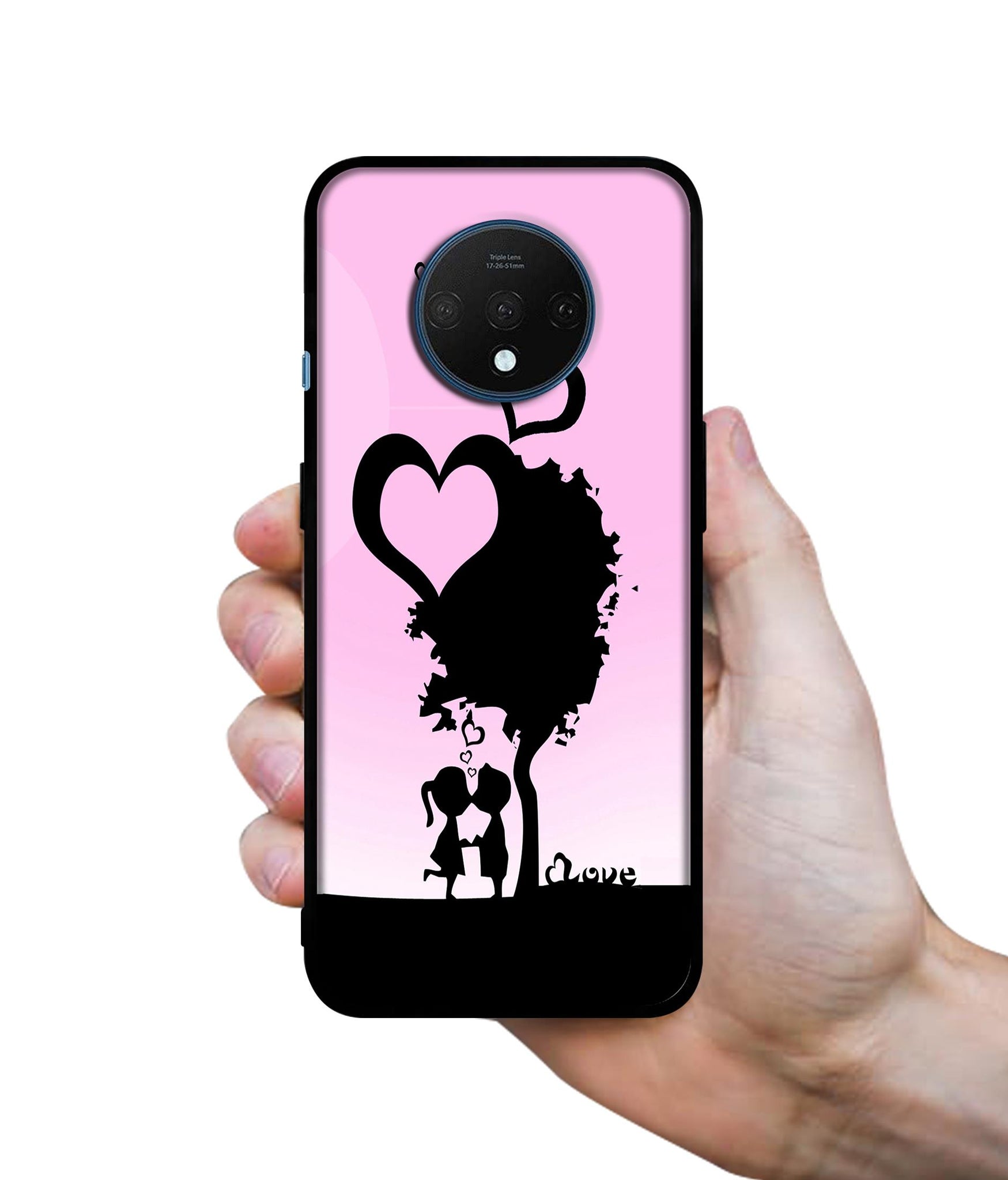Sweet Love Designer 2D Printed Back Case Cover for OnePlus 7T 4G