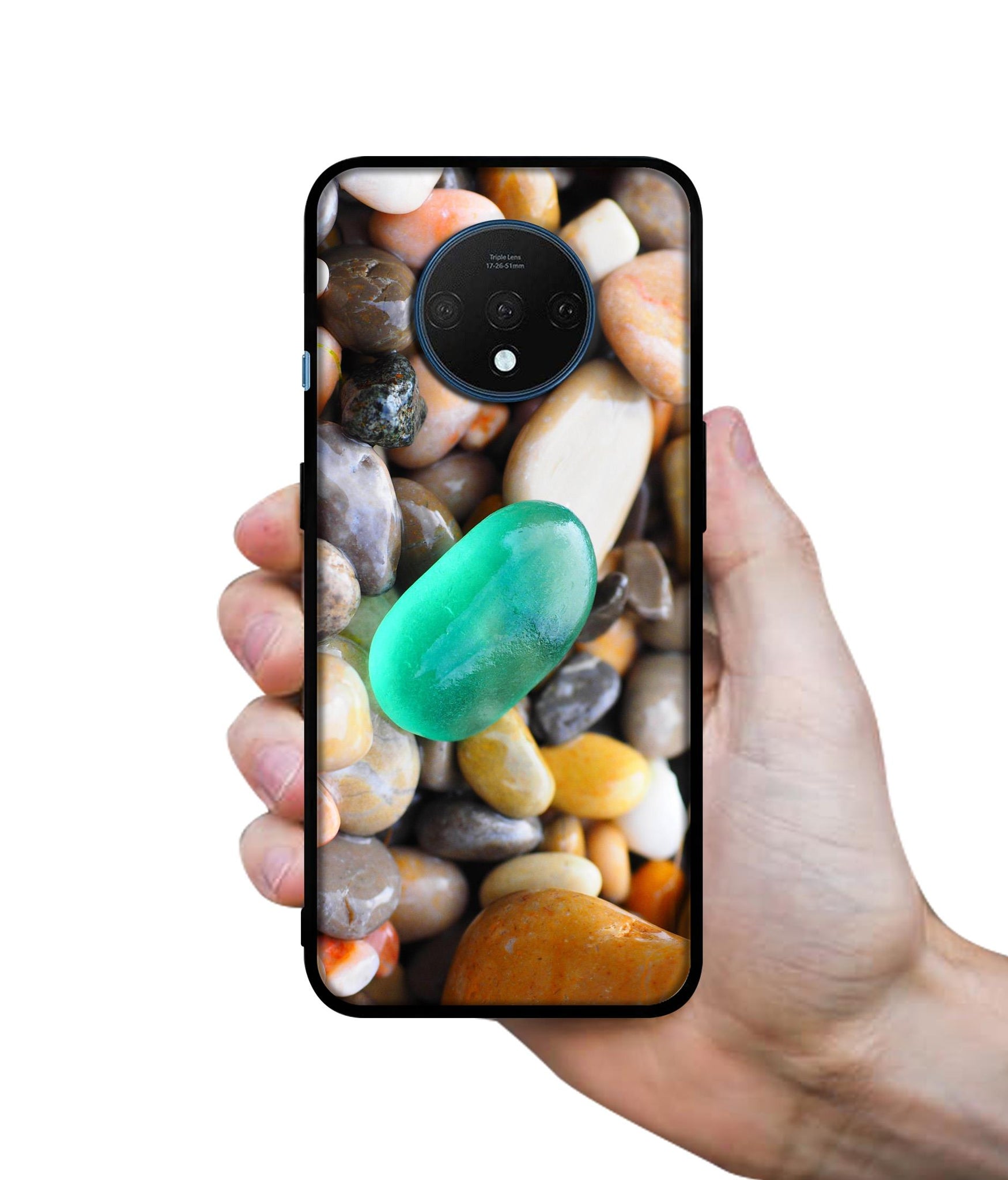 Sea Stones Designer 2D Printed Back Case Cover for OnePlus 7T 4G