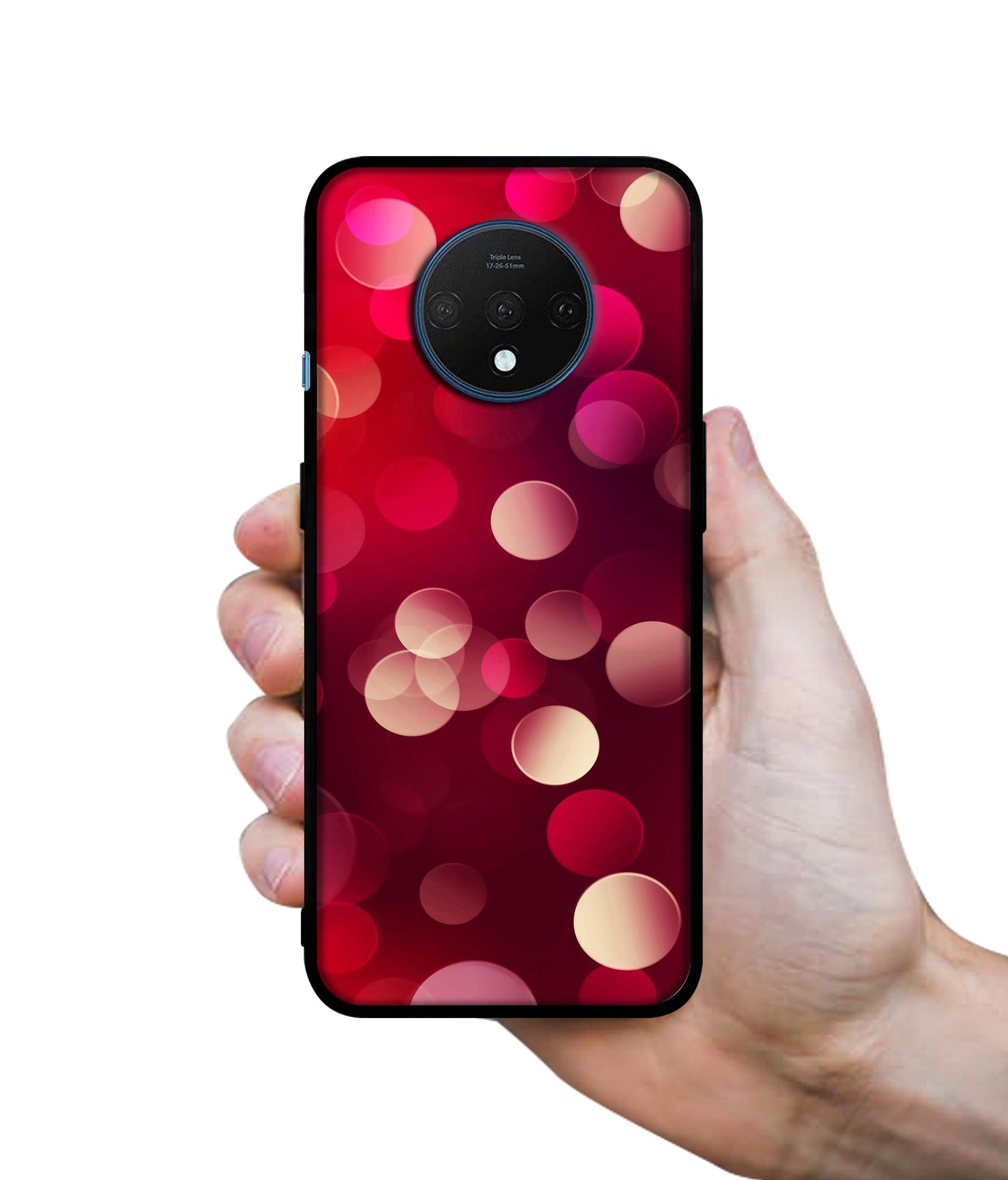 3D Circles Designer 2D Printed Back Case Cover for OnePlus 7T 4G