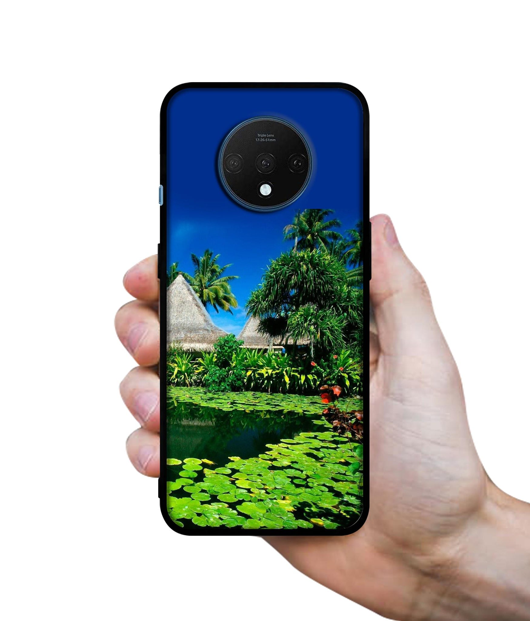 Tropics Water Designer 2D Printed Back Case Cover for OnePlus 7T 4G