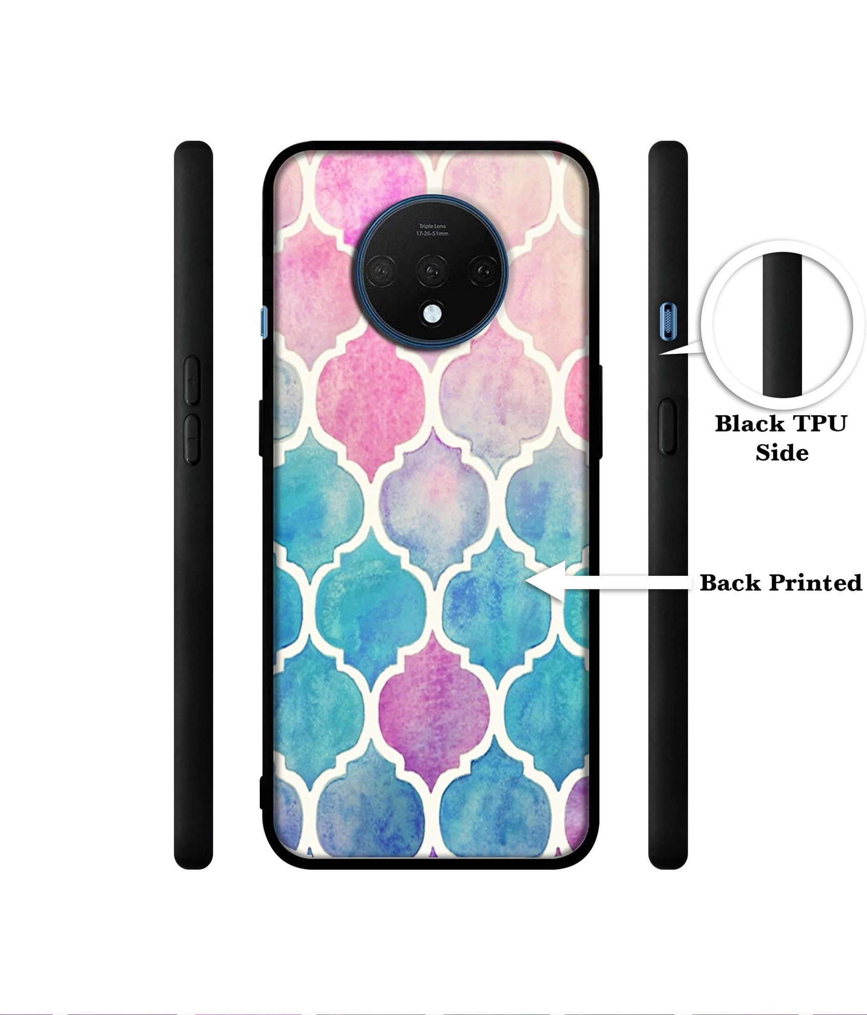 Patterns Art Designer 2D Printed Back Case Cover for OnePlus 7T 4G