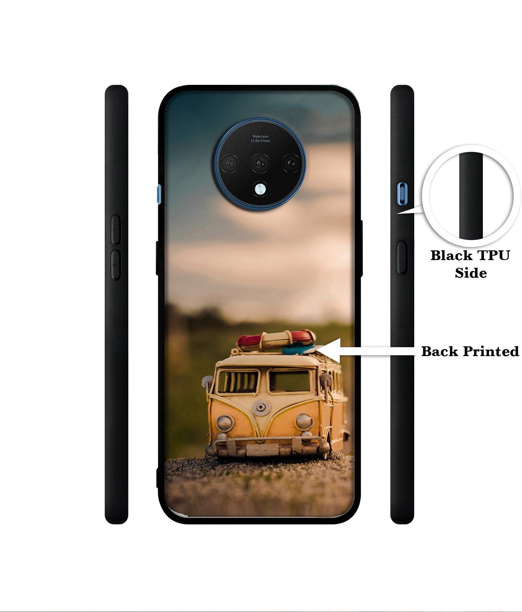 Toy Car Designer 2D Printed Back Case Cover for OnePlus 7T 4G