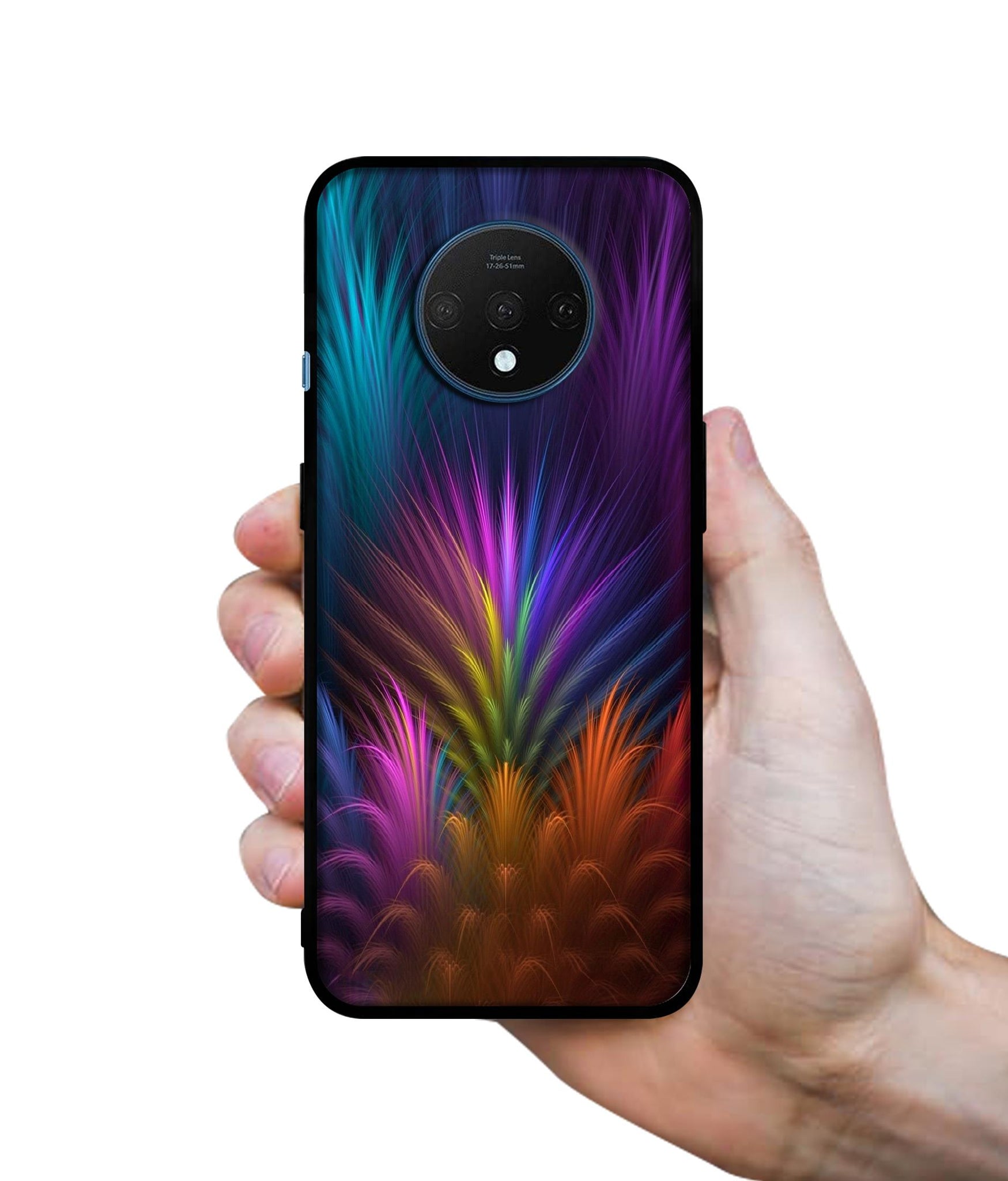 Multicoloured Designer 2D Printed Back Case Cover for OnePlus 7T 4G