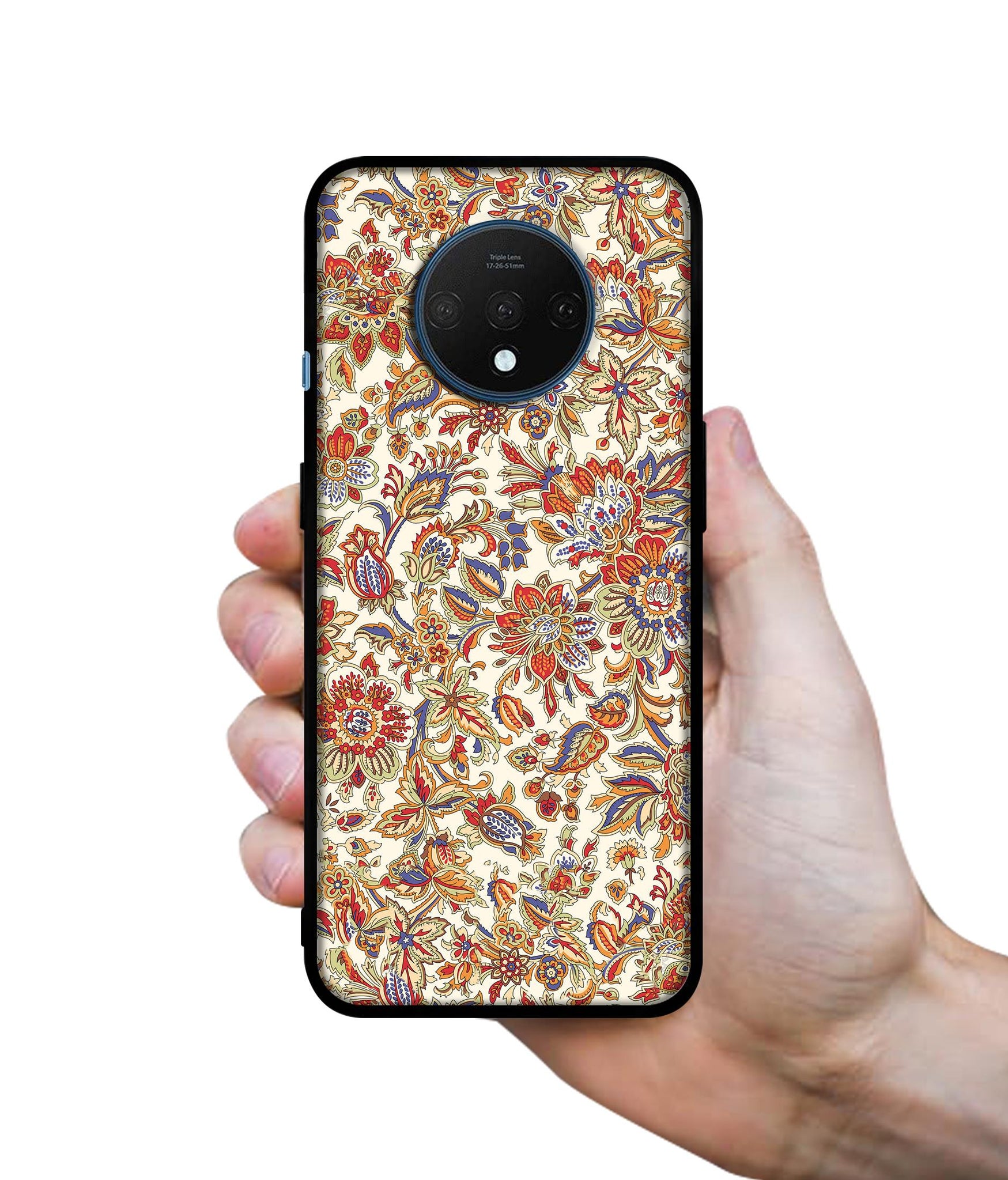 Floral Designer 2D Printed Back Case Cover for OnePlus 7T 4G