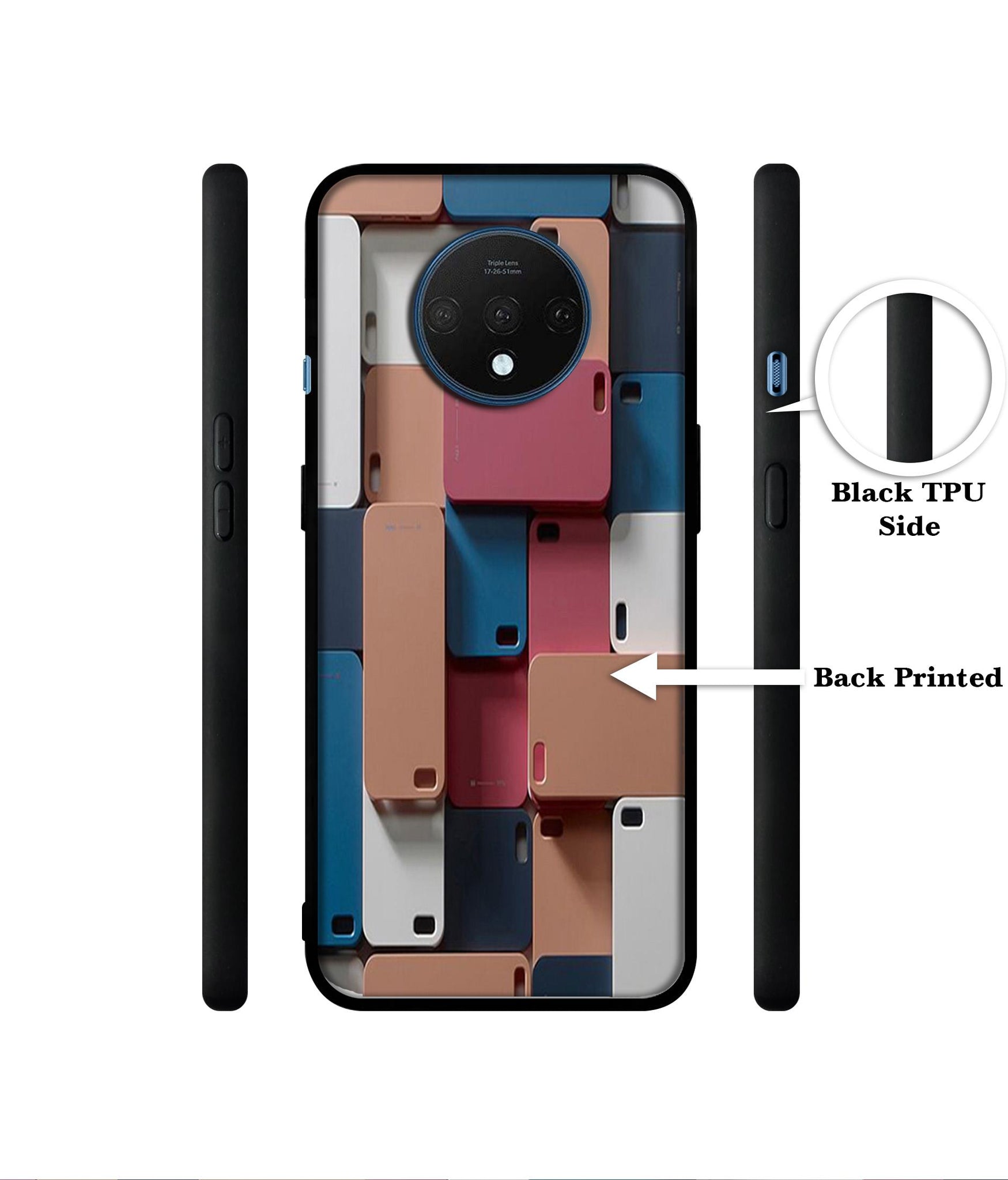 Mobile Cover Designer 2D Printed Back Case Cover for OnePlus 7T 4G